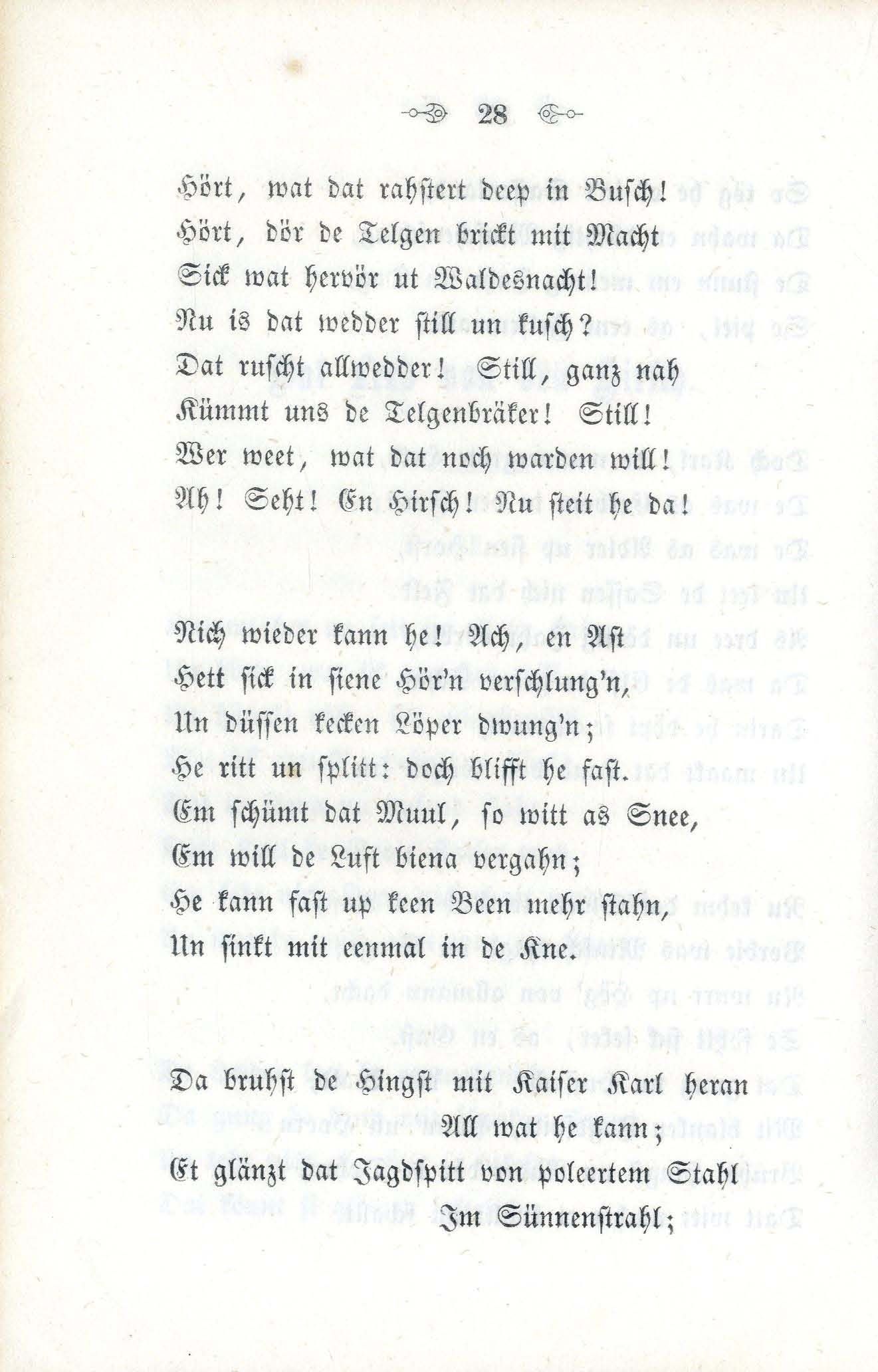 Plattdeutsche Gedichte (1853) | 31. Основной текст