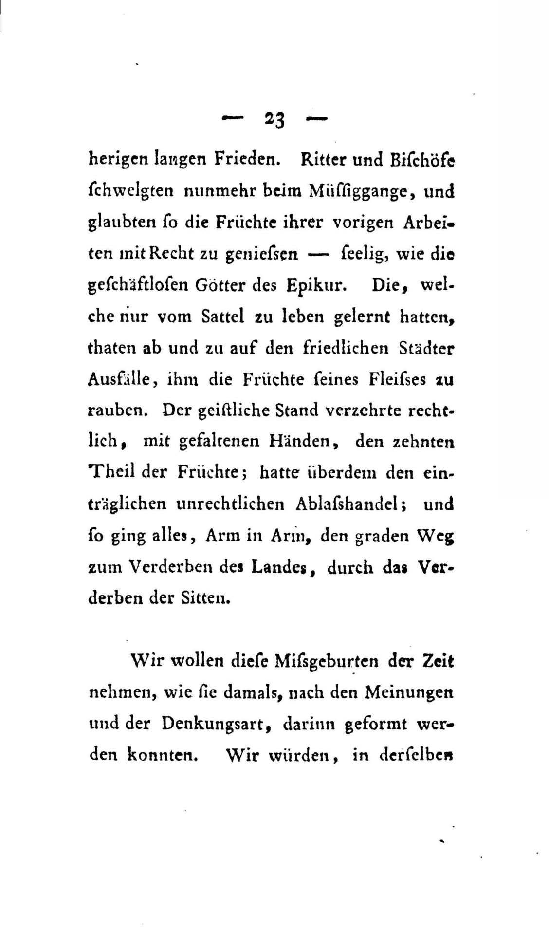 Bonhomien (1792) | 22. Haupttext