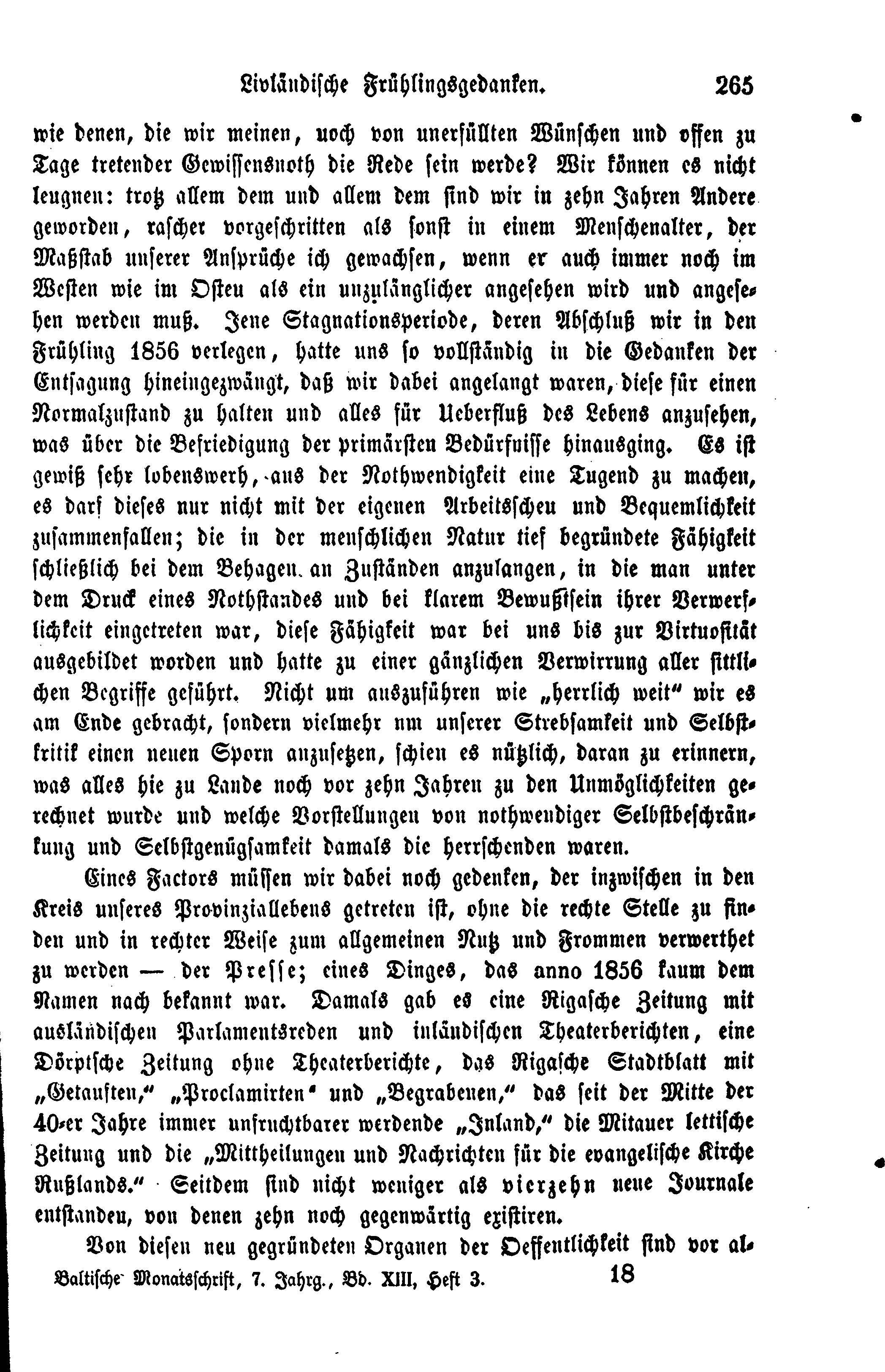 Baltische Monatsschrift [13/03] (1866) | 81. Main body of text