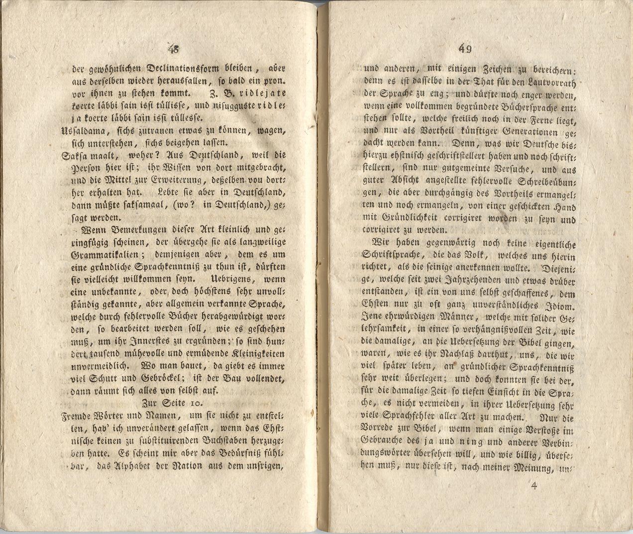 Ehstnische Originalblätter für Deutsche (1816) | 30. (48-49) Основной текст