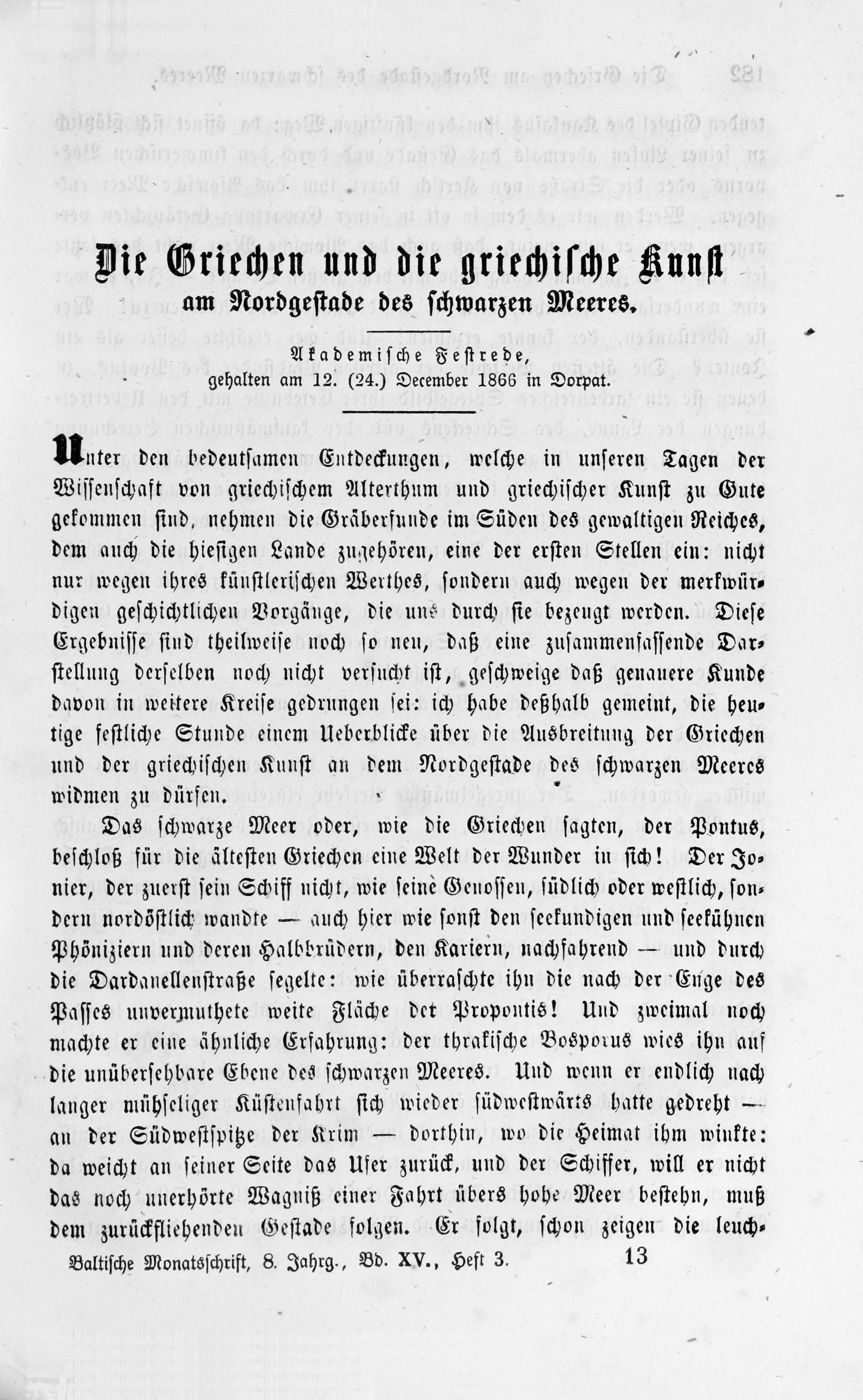 Baltische Monatsschrift [15/03] (1867) | 1. Haupttext
