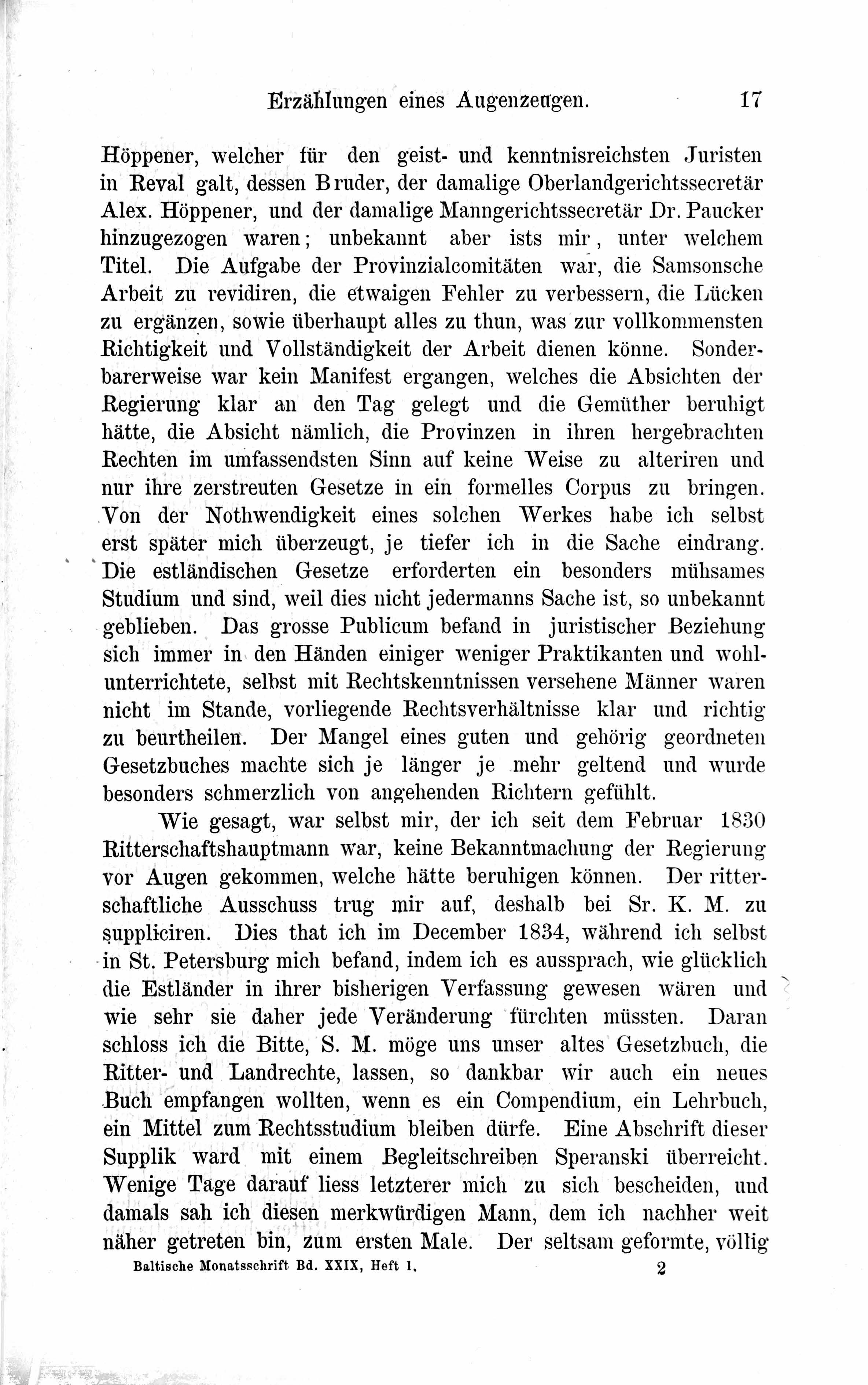 Baltische Monatsschrift [29] (1882) | 21. Põhitekst