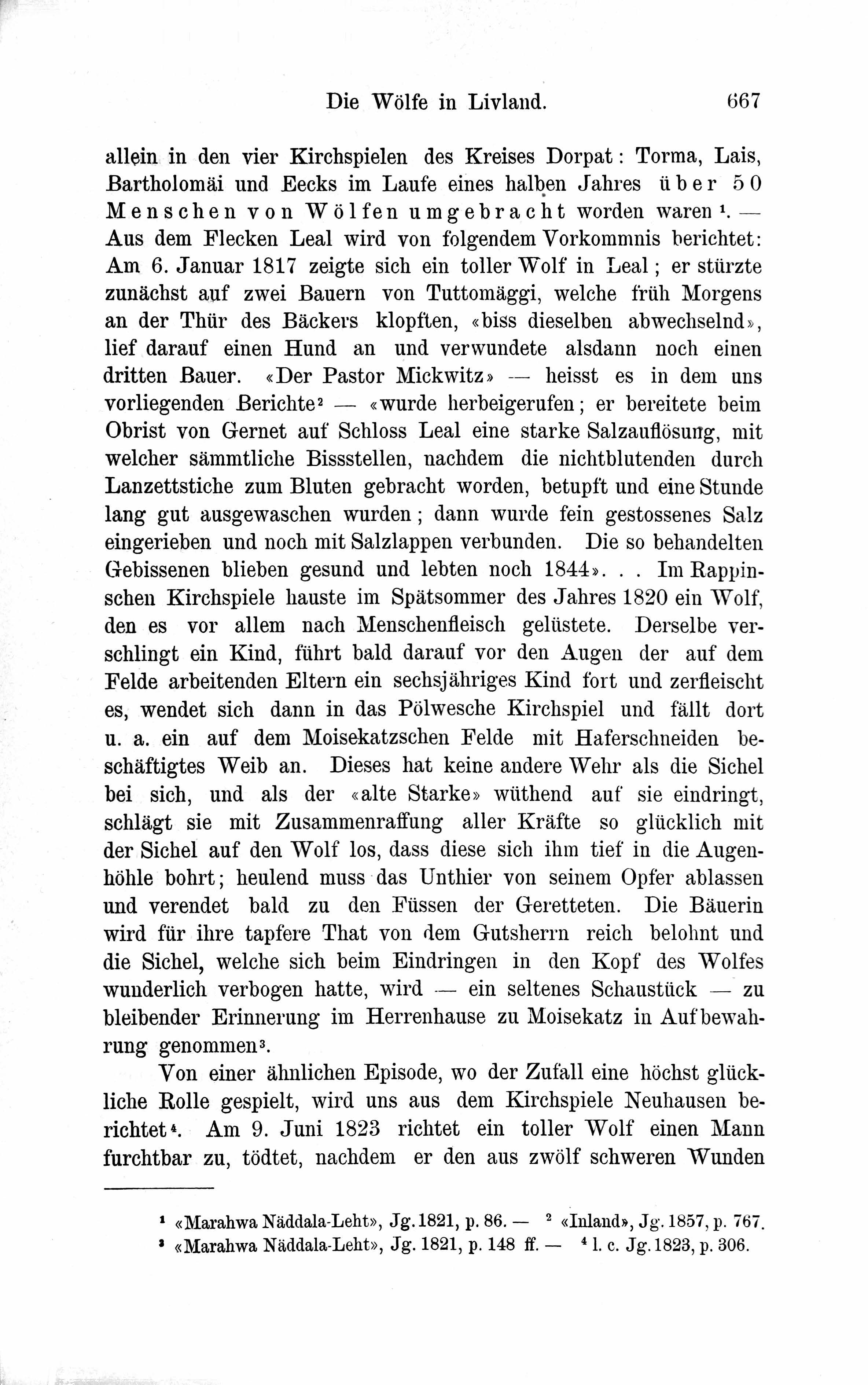Die Wölfe in Livland [1] (1882) | 9. Põhitekst