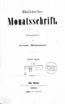 Baltische Monatsschrift [29] (1882) | 1. Titelblatt