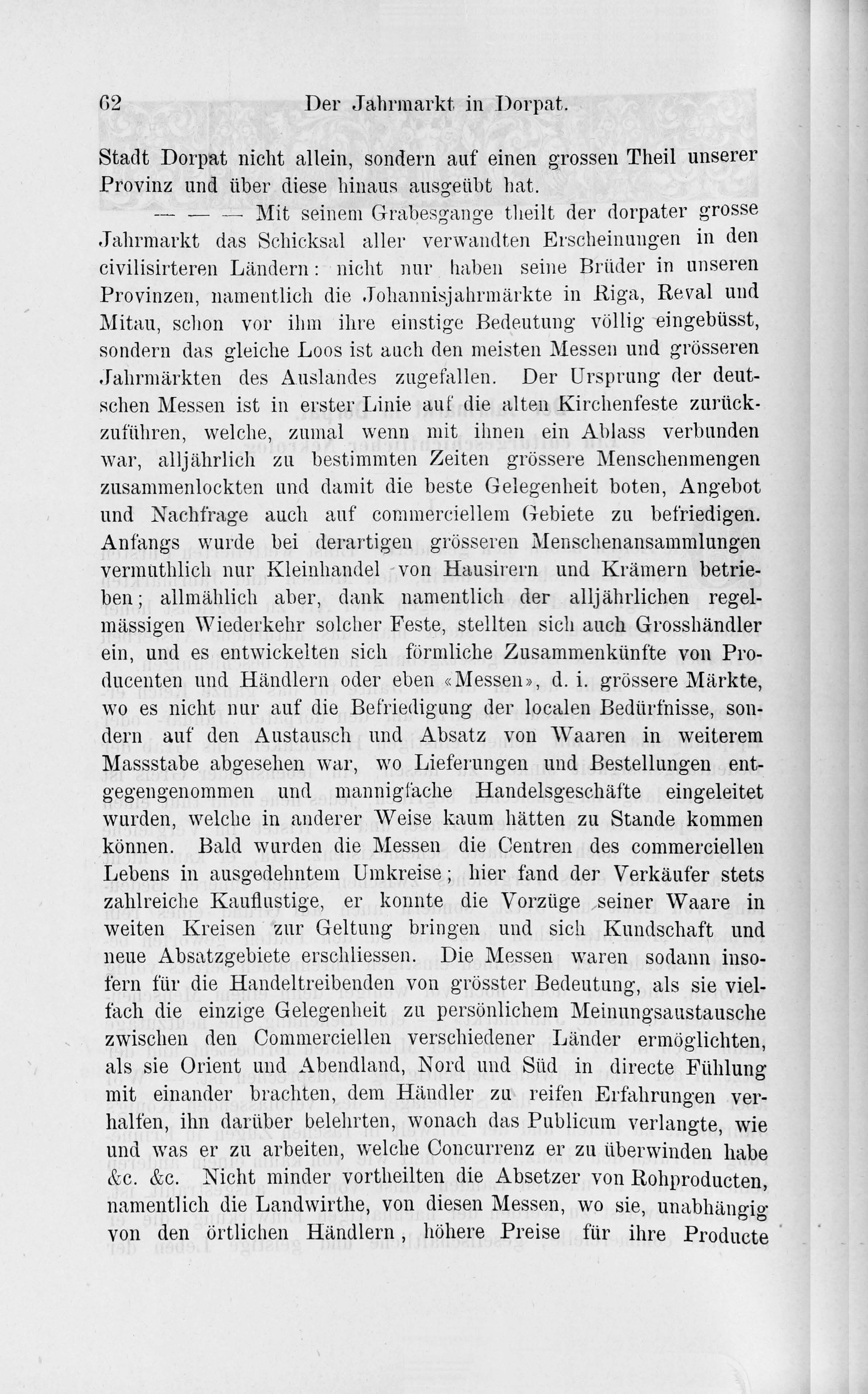Der Jahrmarkt in Dorpat (1884) | 2. Основной текст