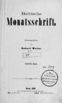 Baltische Monatsschrift [37] (1890) | 1. Titelblatt