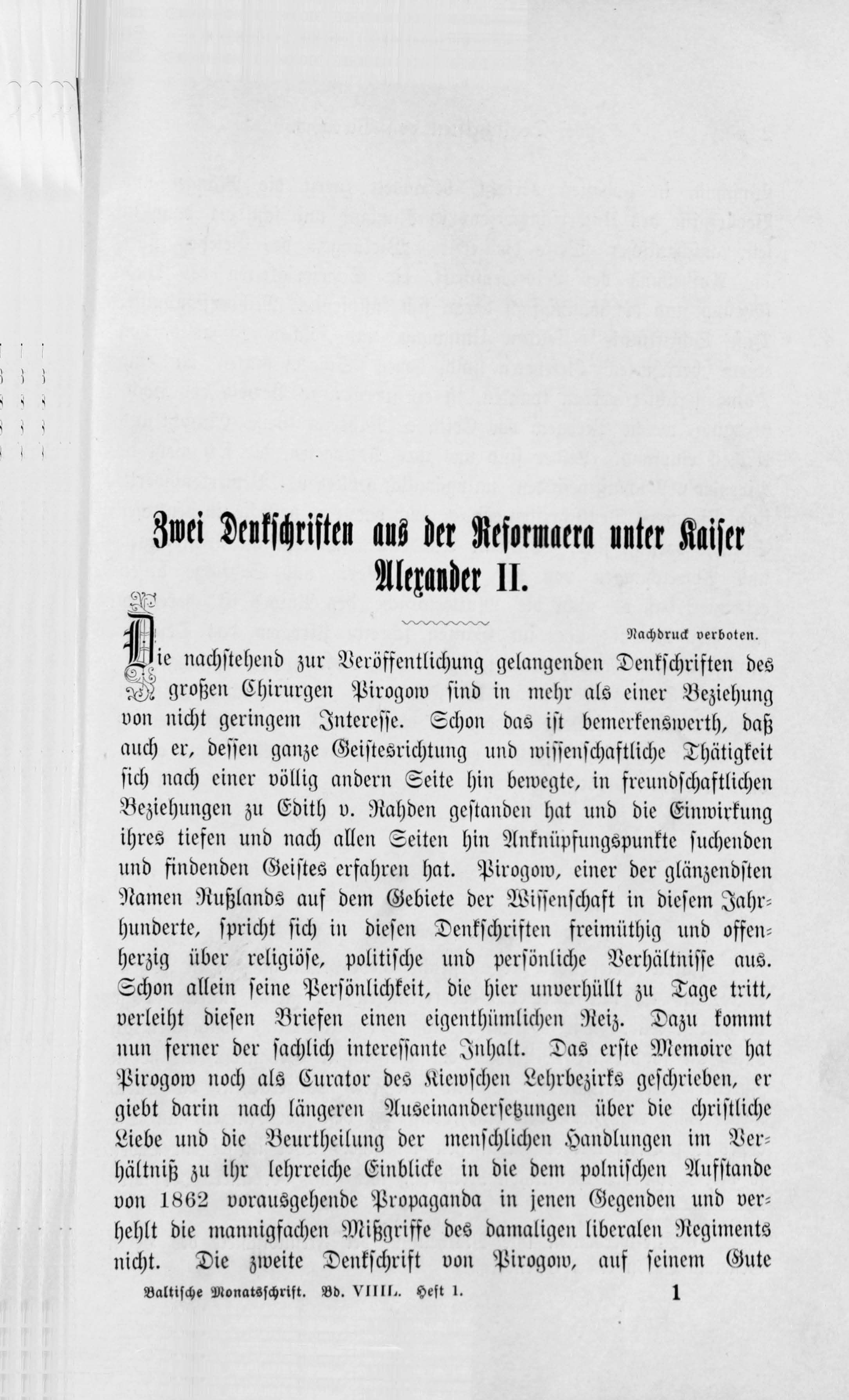 Baltische Monatsschrift [42] (1895) | 7. Haupttext