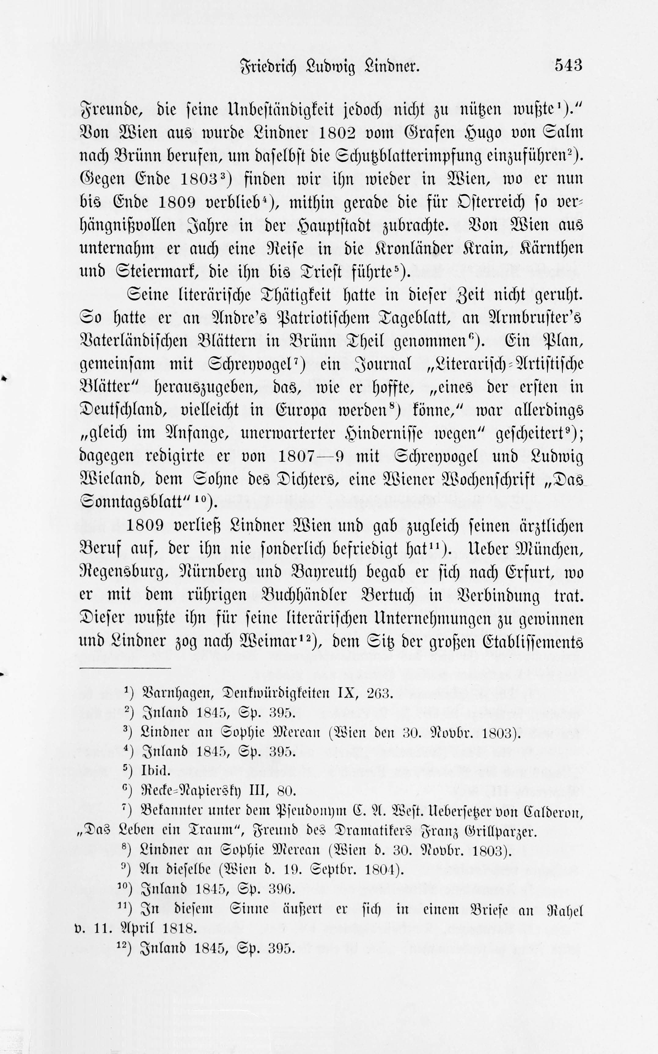 Leben und Schriften des Kurländers Friedrich Ludwig Lindner [1] (1895) | 13. Main body of text