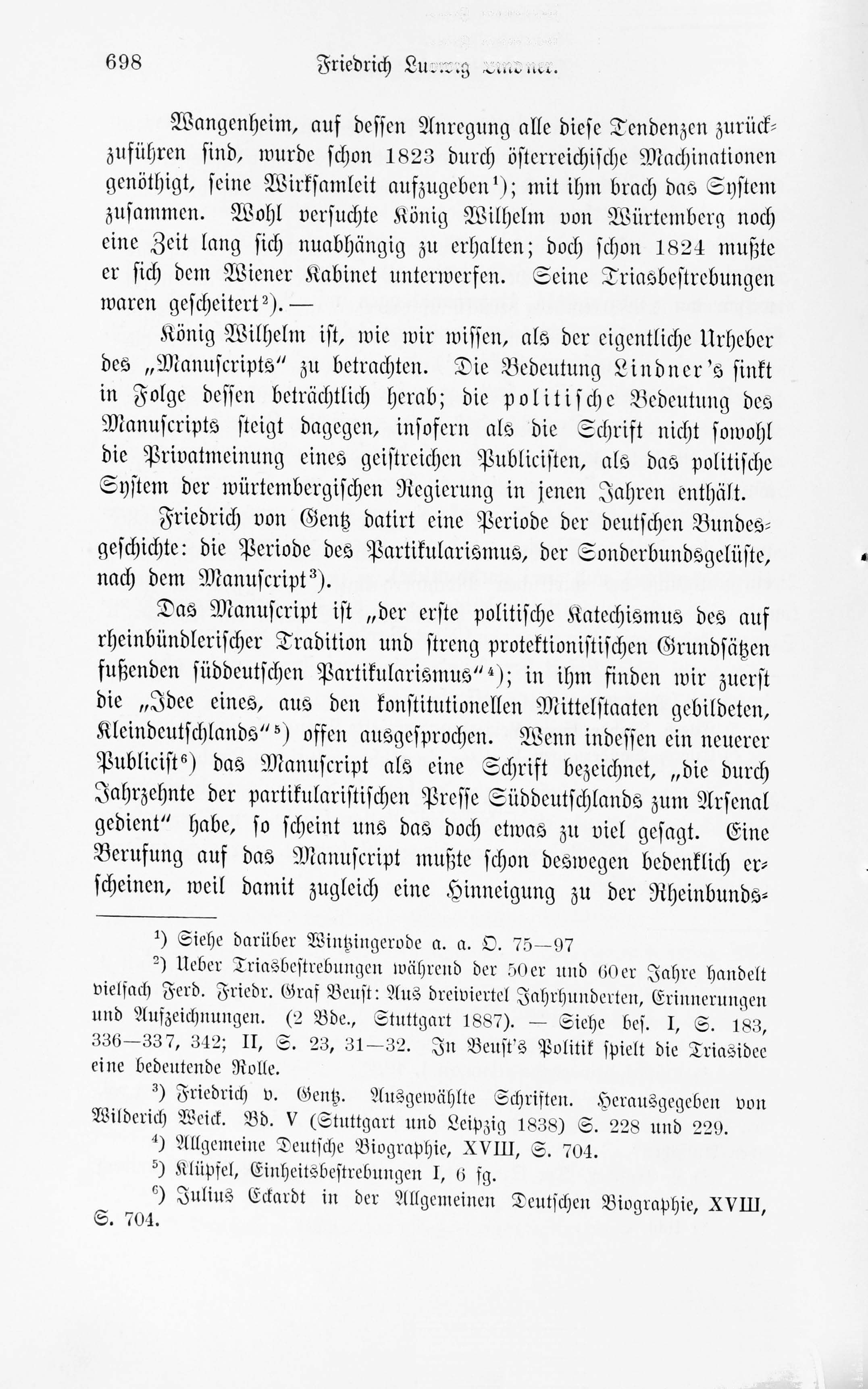 Leben und Schriften des Kurländers Friedrich Ludwig Lindner [2] (1895) | 28. Haupttext