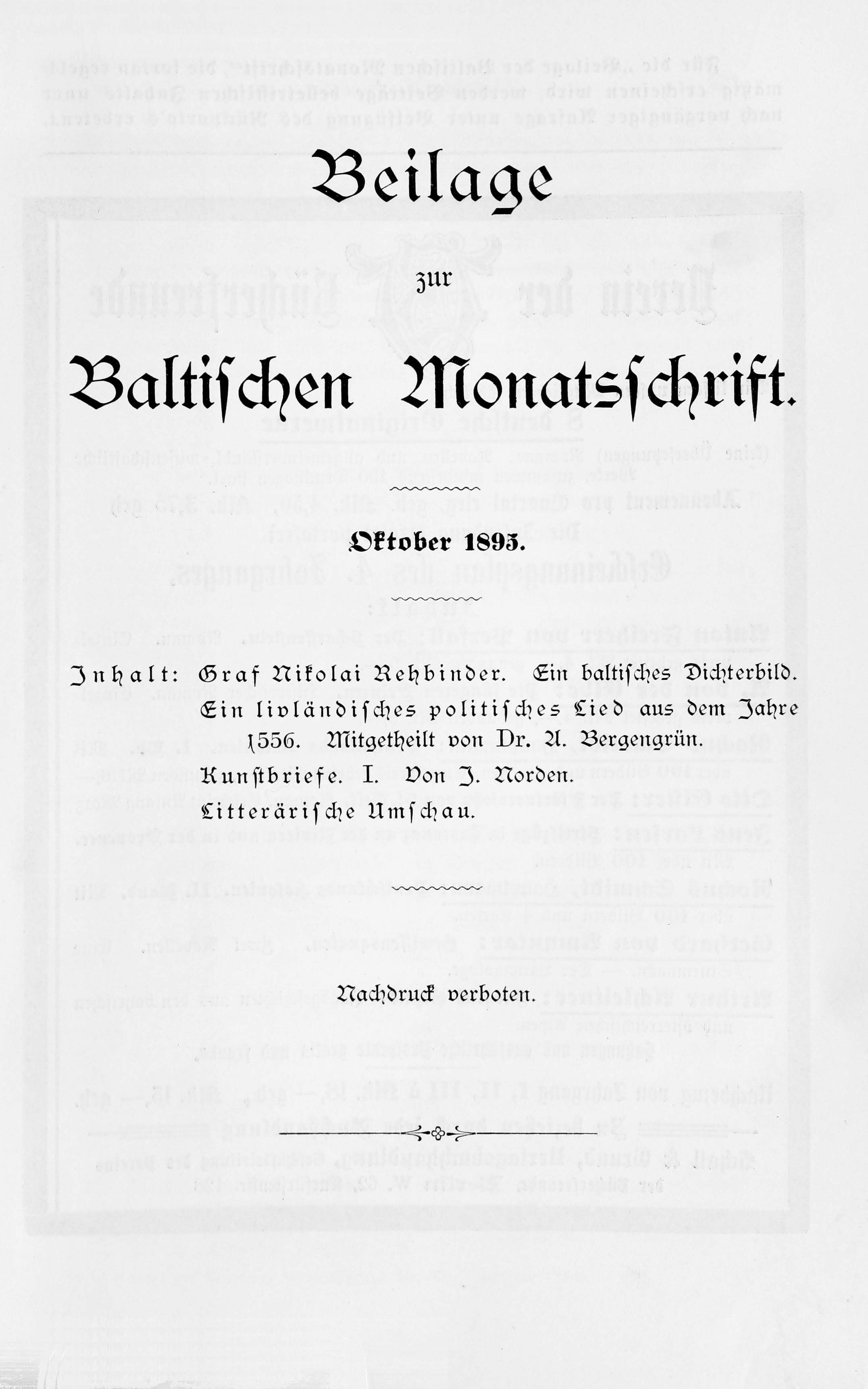 Baltische Monatsschrift [42] (1895) | 824. Põhitekst