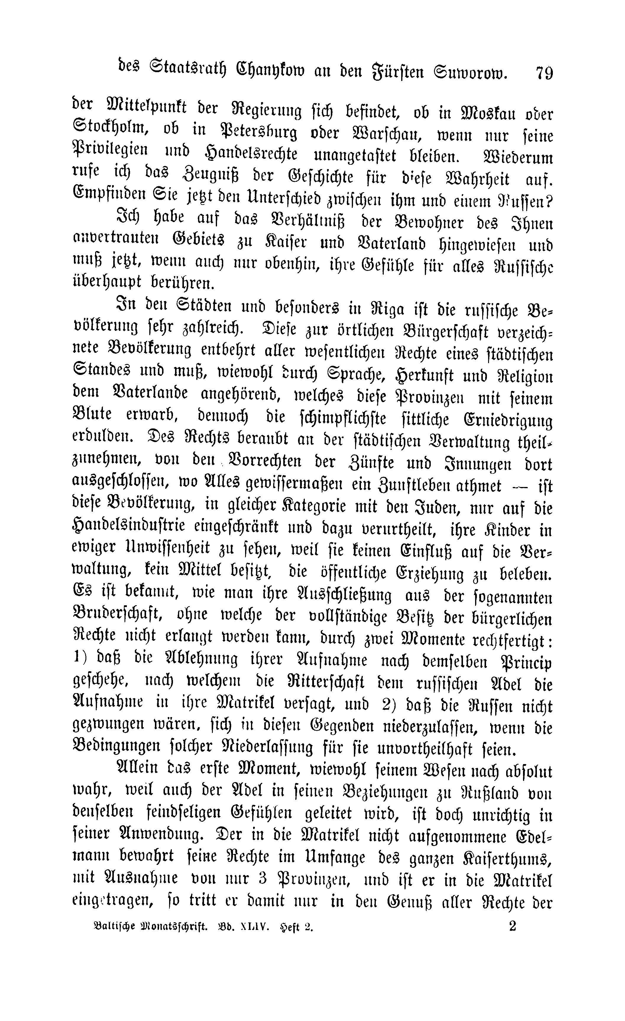 Baltische Monatsschrift [43] (1896) | 83. (79) Haupttext