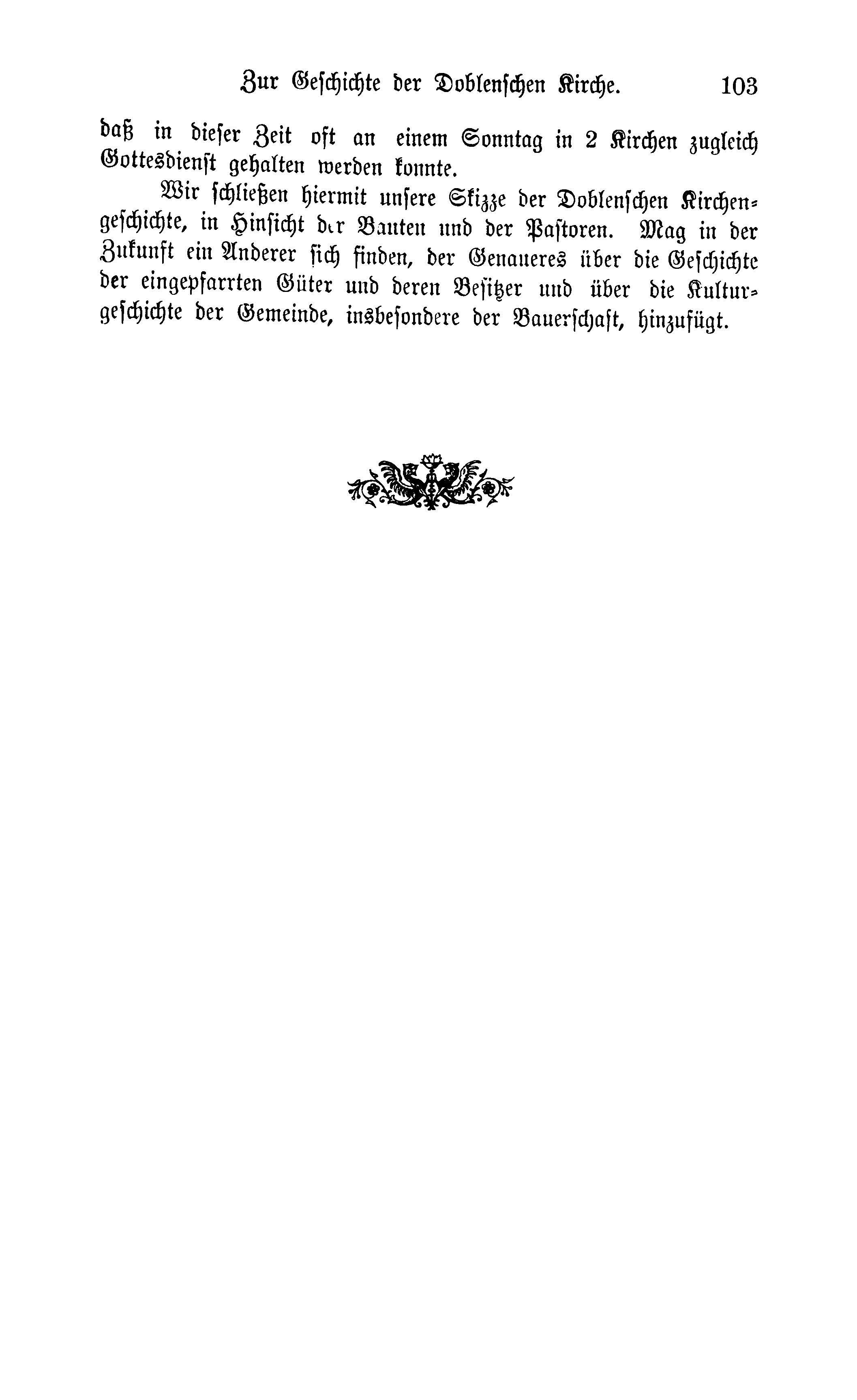 Baltische Monatsschrift [43] (1896) | 107. (103) Main body of text