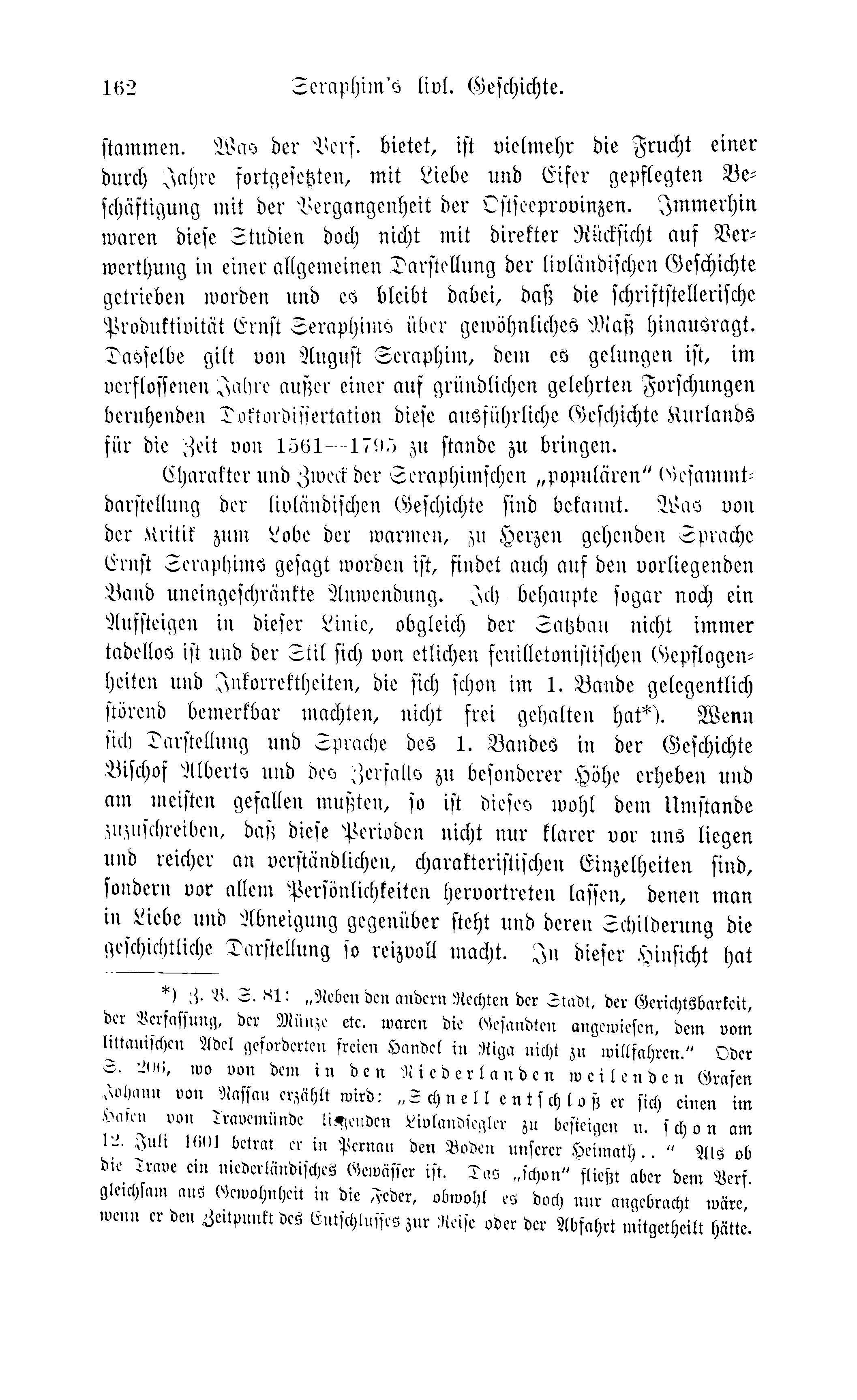 Baltische Monatsschrift [43] (1896) | 166. (162) Haupttext