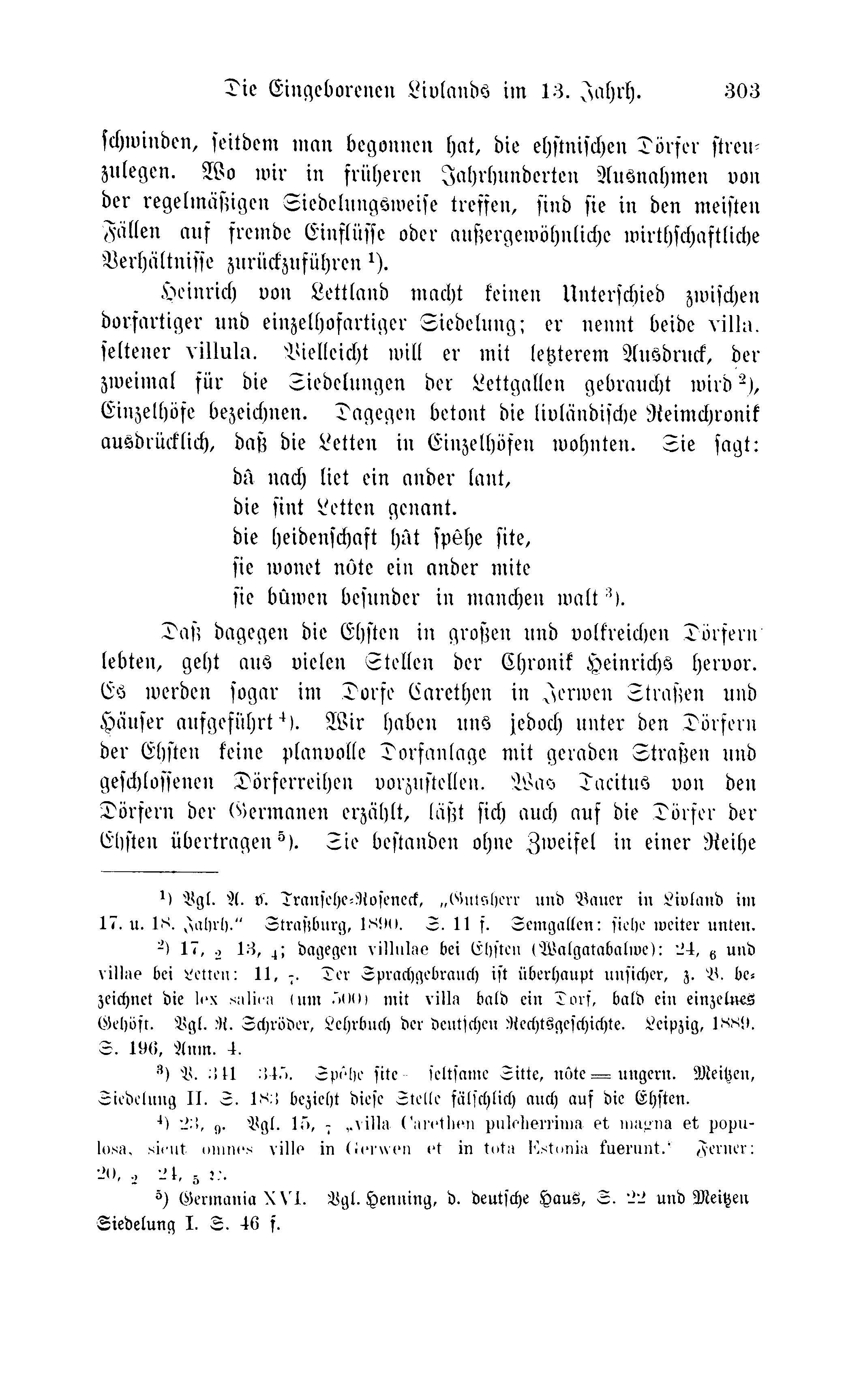 Baltische Monatsschrift [43] (1896) | 307. (303) Haupttext