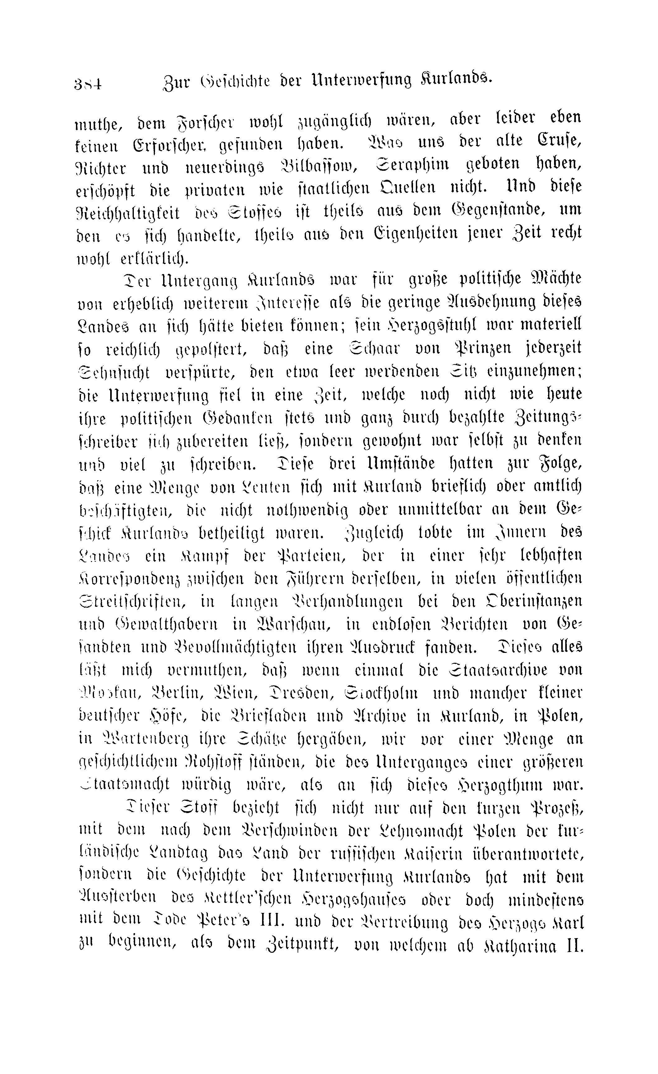 Baltische Monatsschrift [43] (1896) | 388. (384) Haupttext