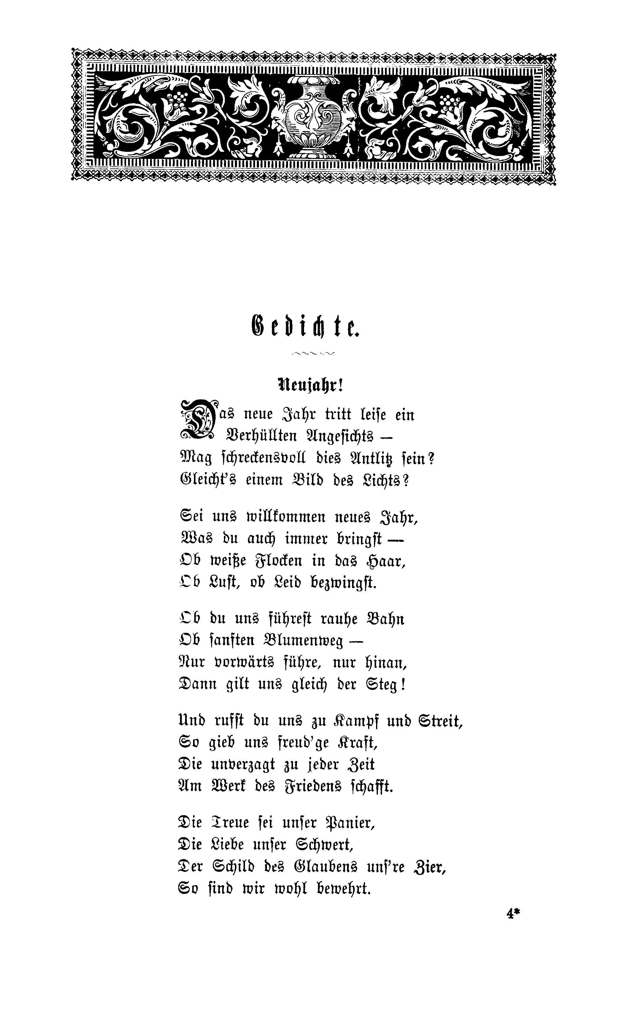Neujahr! (1896) | 1. (55) Põhitekst