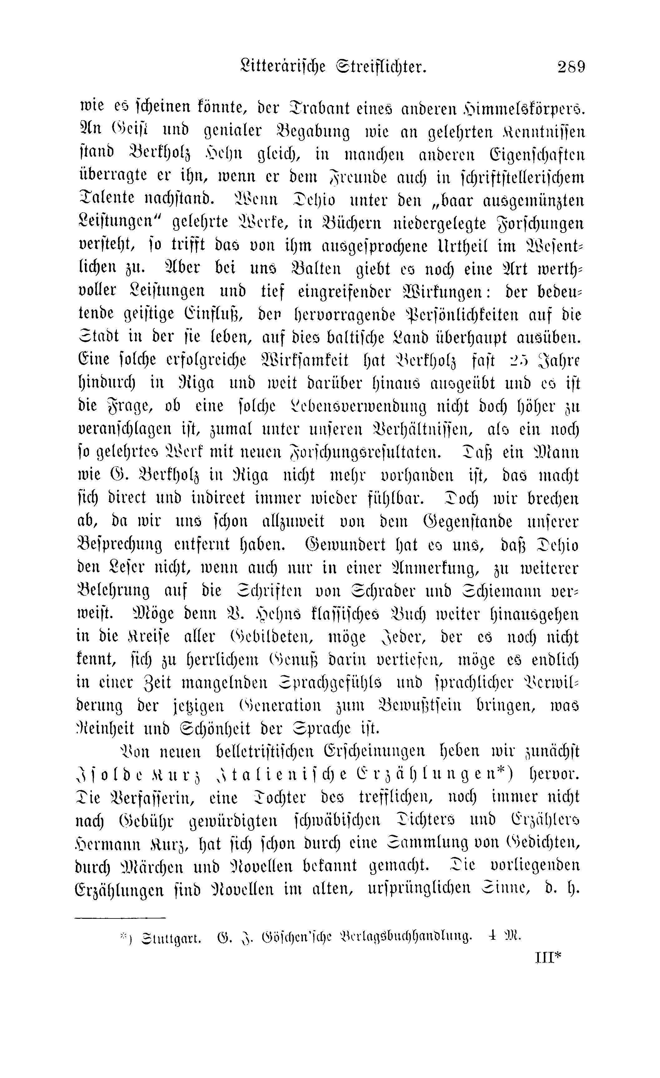 Baltische Monatsschrift [43] (1896) | 963. (289) Haupttext