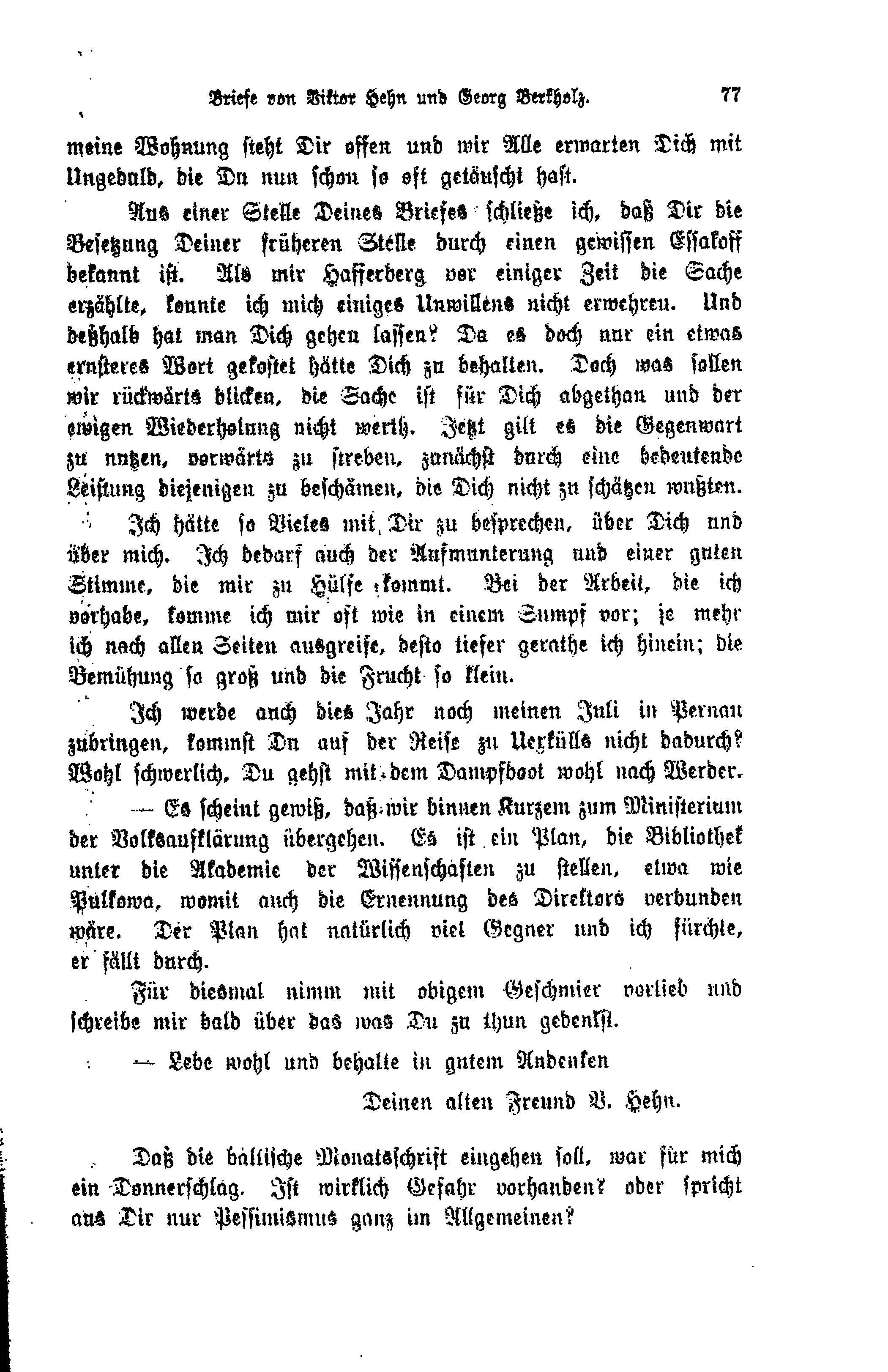 Baltische Monatsschrift [44] (1897) | 80. (77) Main body of text
