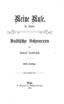 Baltische Schnurren (1880 – 1902) | 2. Title page