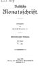 Baltische Monatsschrift [56] (1903) | 1. Tiitelleht