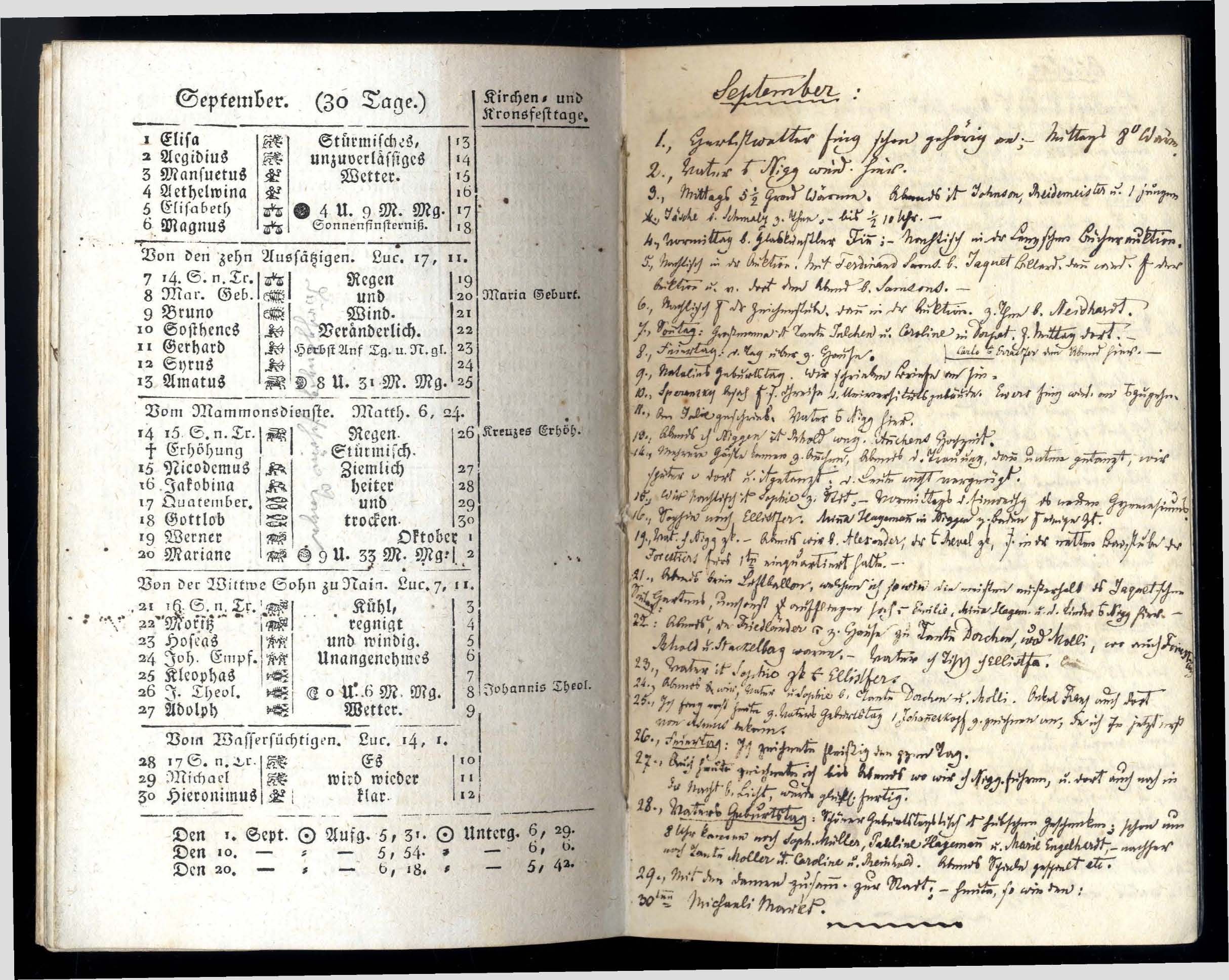 Dörptscher Kalender [1830] (1829) | 12. Põhitekst