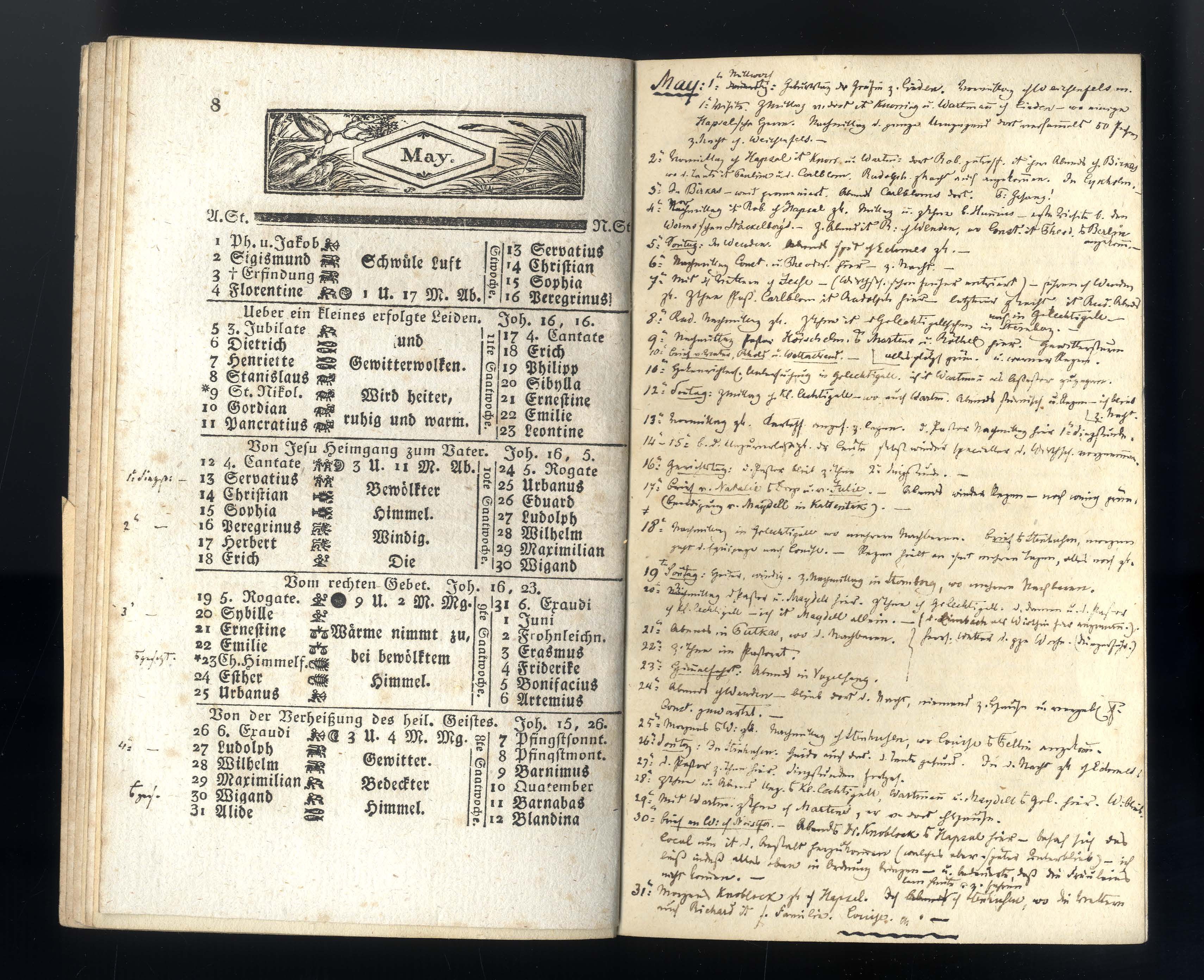 Dörptscher Kalender [1840] (1839) | 8. Main body of text