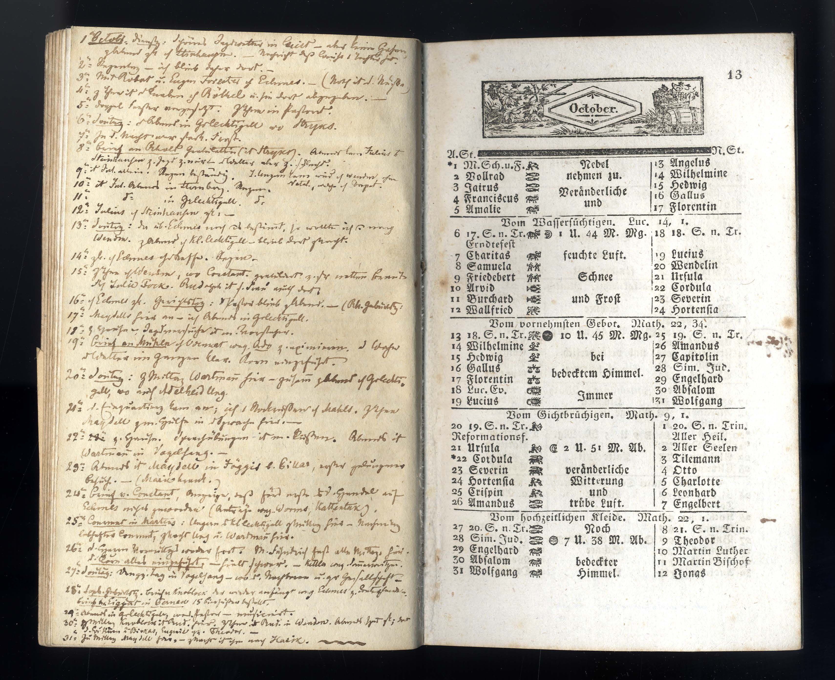 Dörptscher Kalender [1840] (1839) | 13. Haupttext
