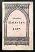 Dörptscher Kalender [1837] (1836) | 1. Haupttext