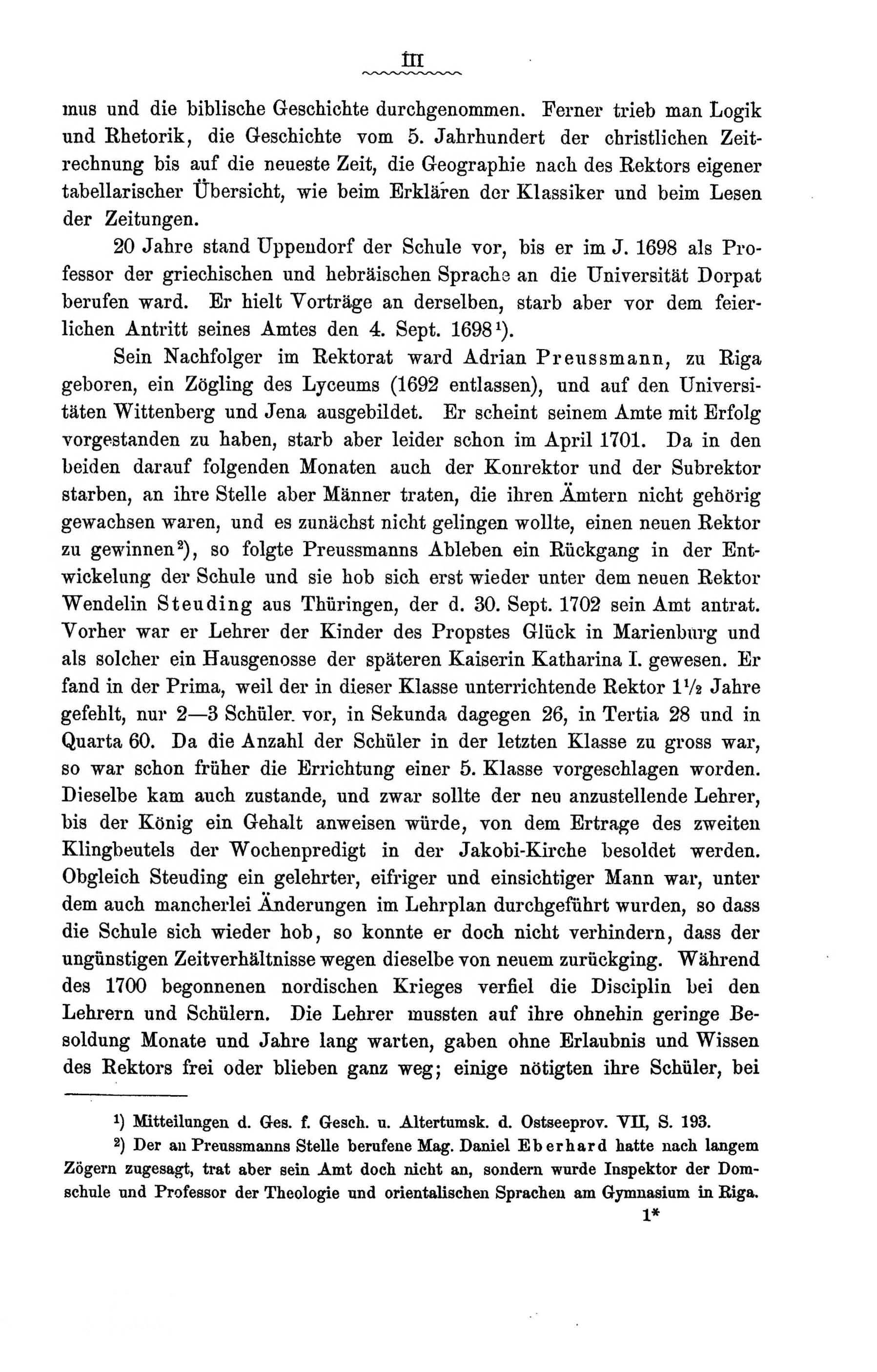 Zur Geschichte des Gouvernements-Gymnasiums in Riga (1888) | 7. Põhitekst