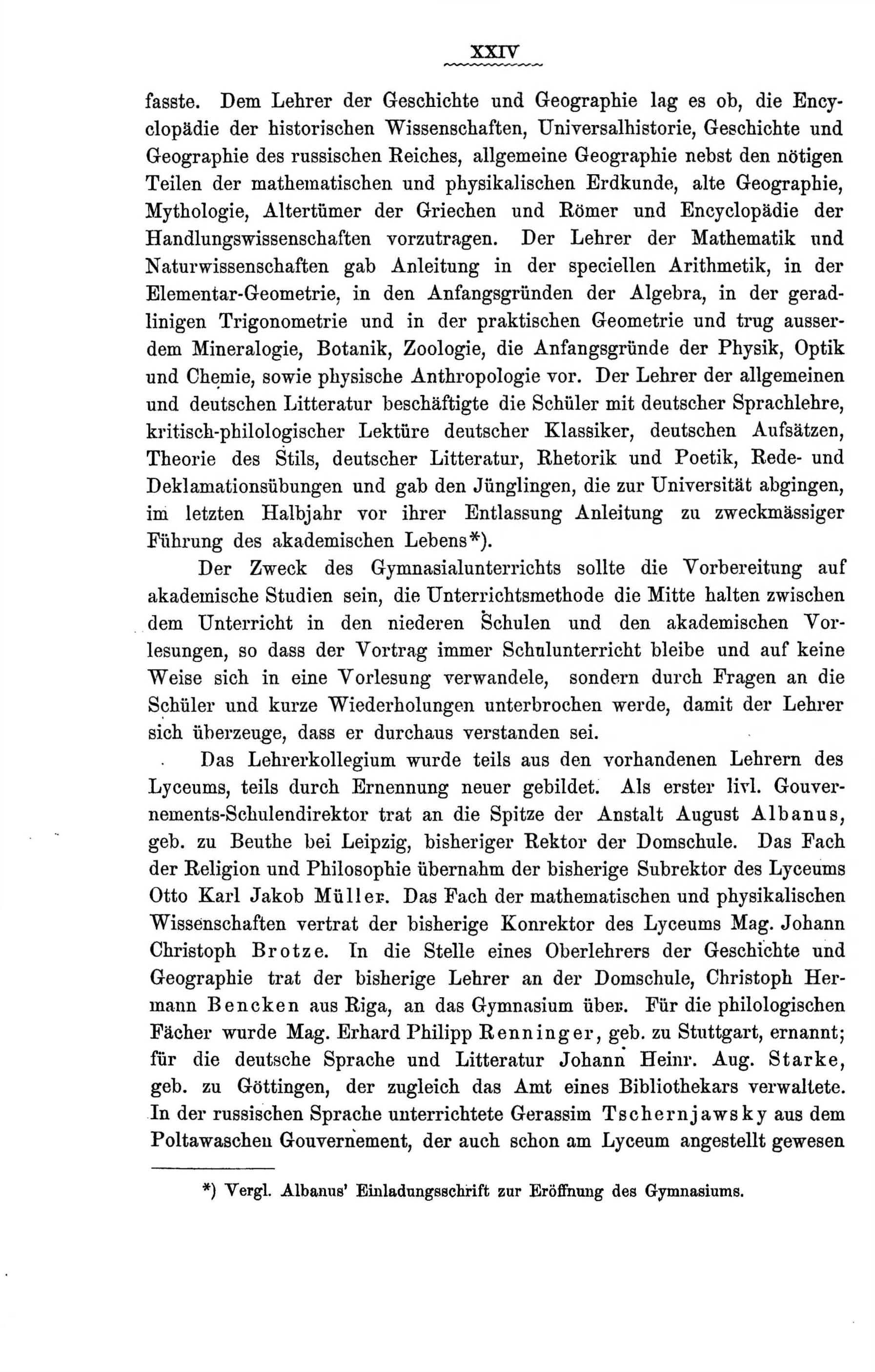 Zur Geschichte des Gouvernements-Gymnasiums in Riga (1888) | 28. Põhitekst