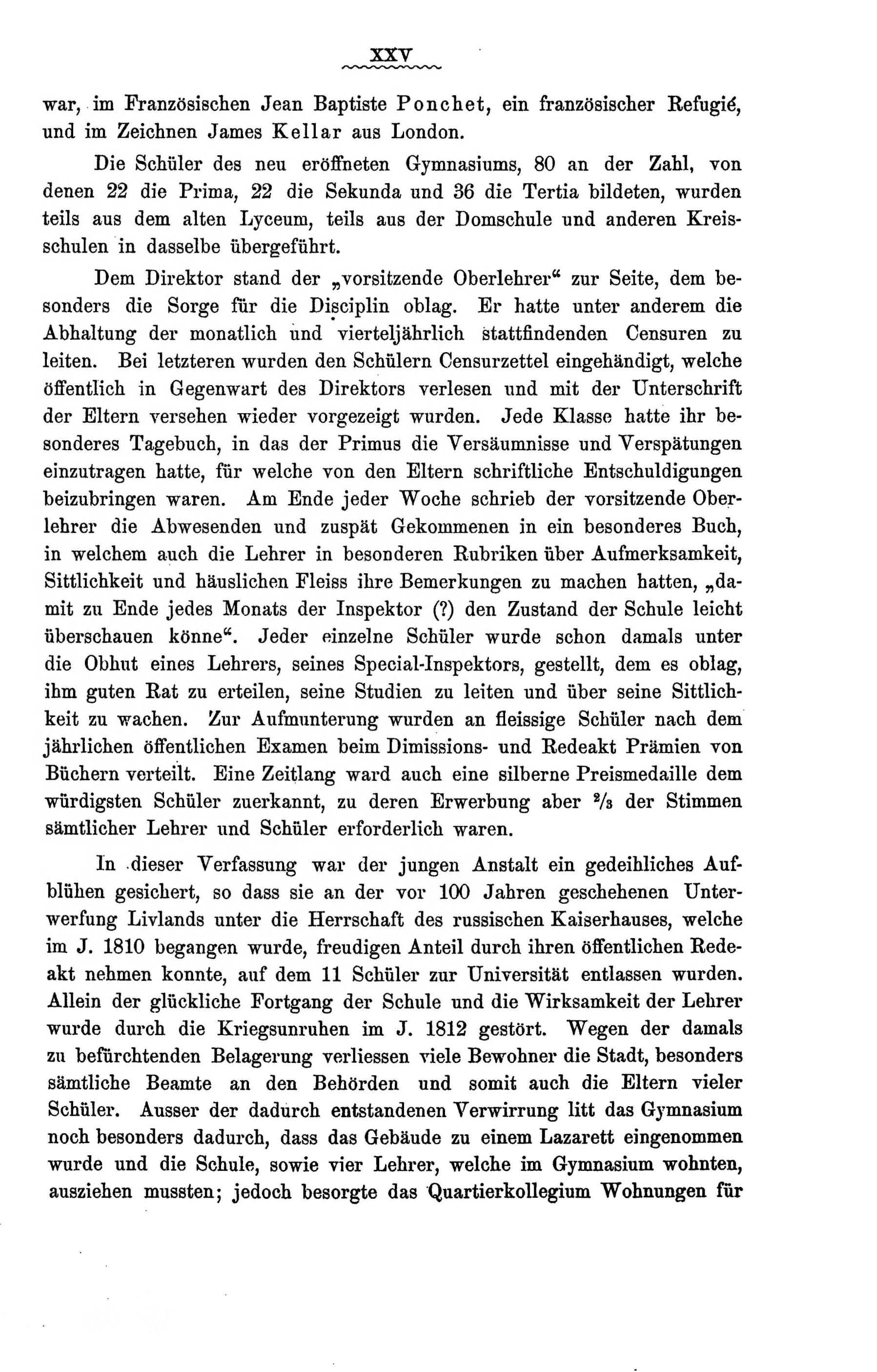 Zur Geschichte des Gouvernements-Gymnasiums in Riga (1888) | 29. Põhitekst
