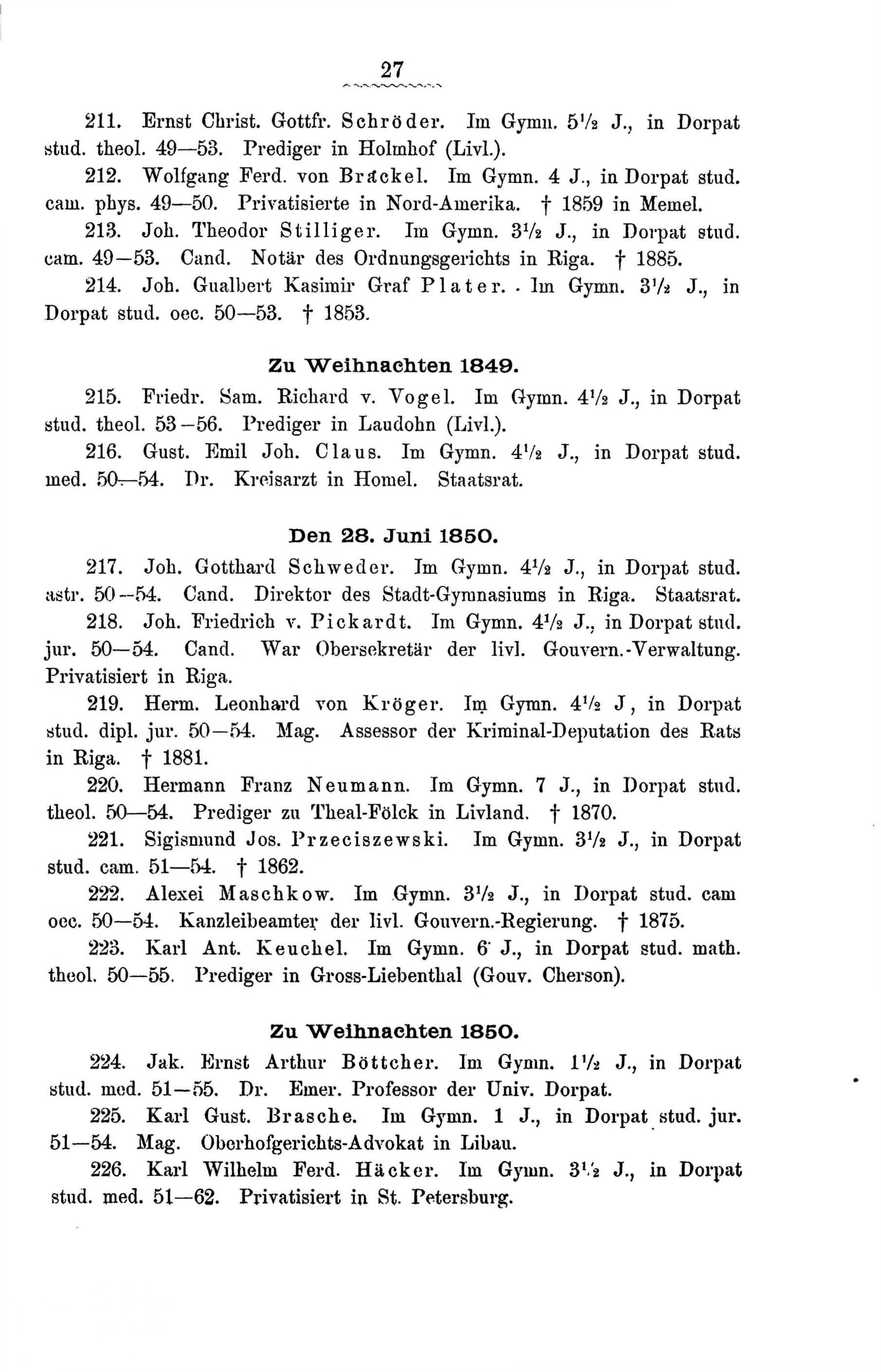 Zur Geschichte des Gouvernements-Gymnasiums in Riga (1888) | 80. Põhitekst