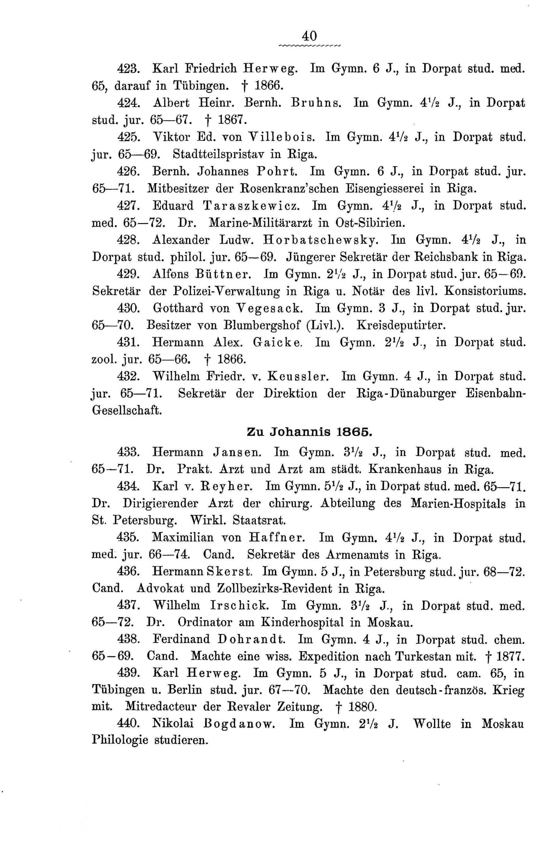 Zur Geschichte des Gouvernements-Gymnasiums in Riga (1888) | 93. Основной текст