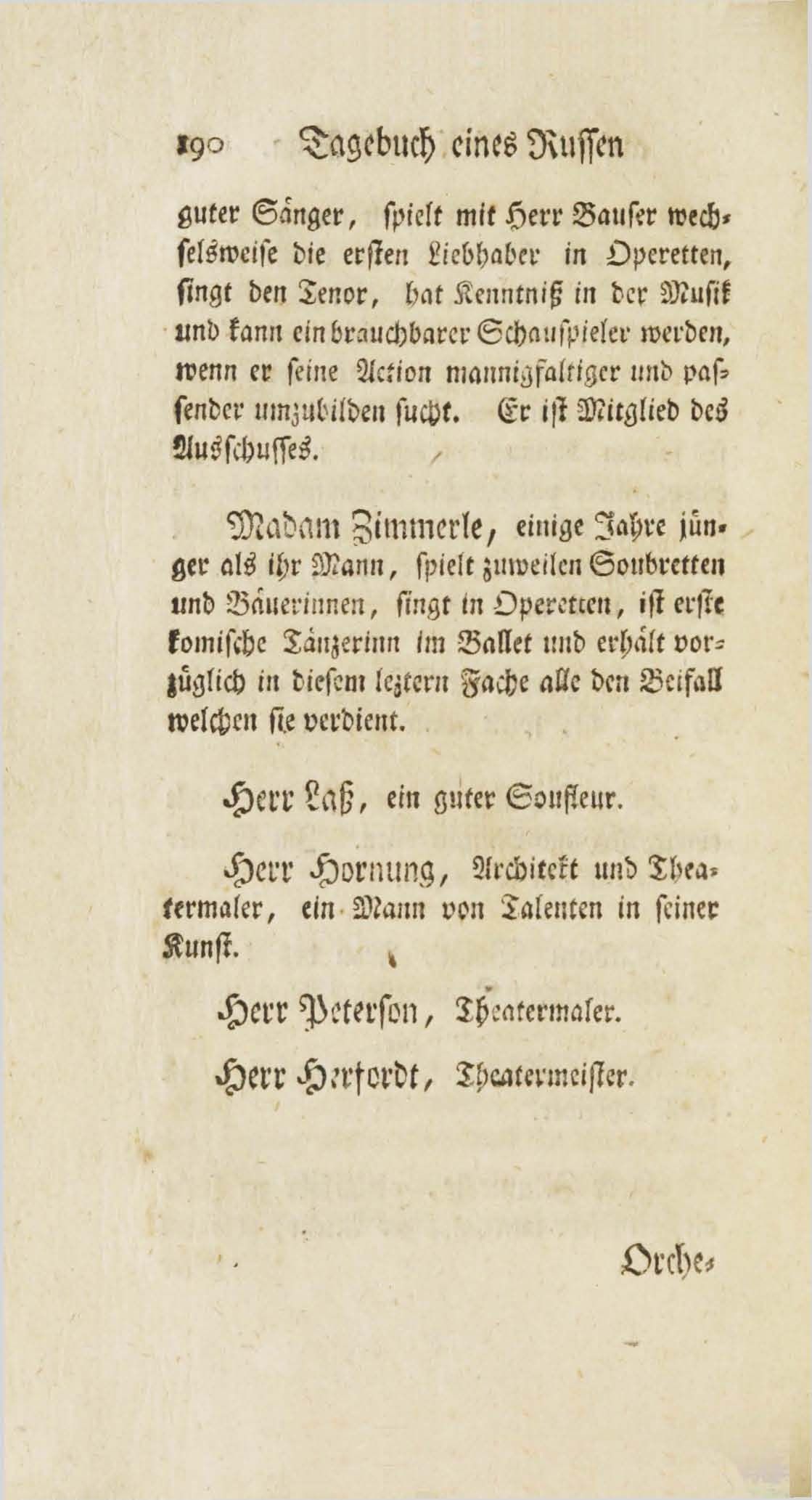 Auszug aus dem Tagebuch eines Russen auf seiner Reise nach Riga (1783) | 189. Main body of text