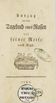 Auszug aus dem Tagebuch eines Russen auf seiner Reise nach Riga (1783) | 2. Titelblatt