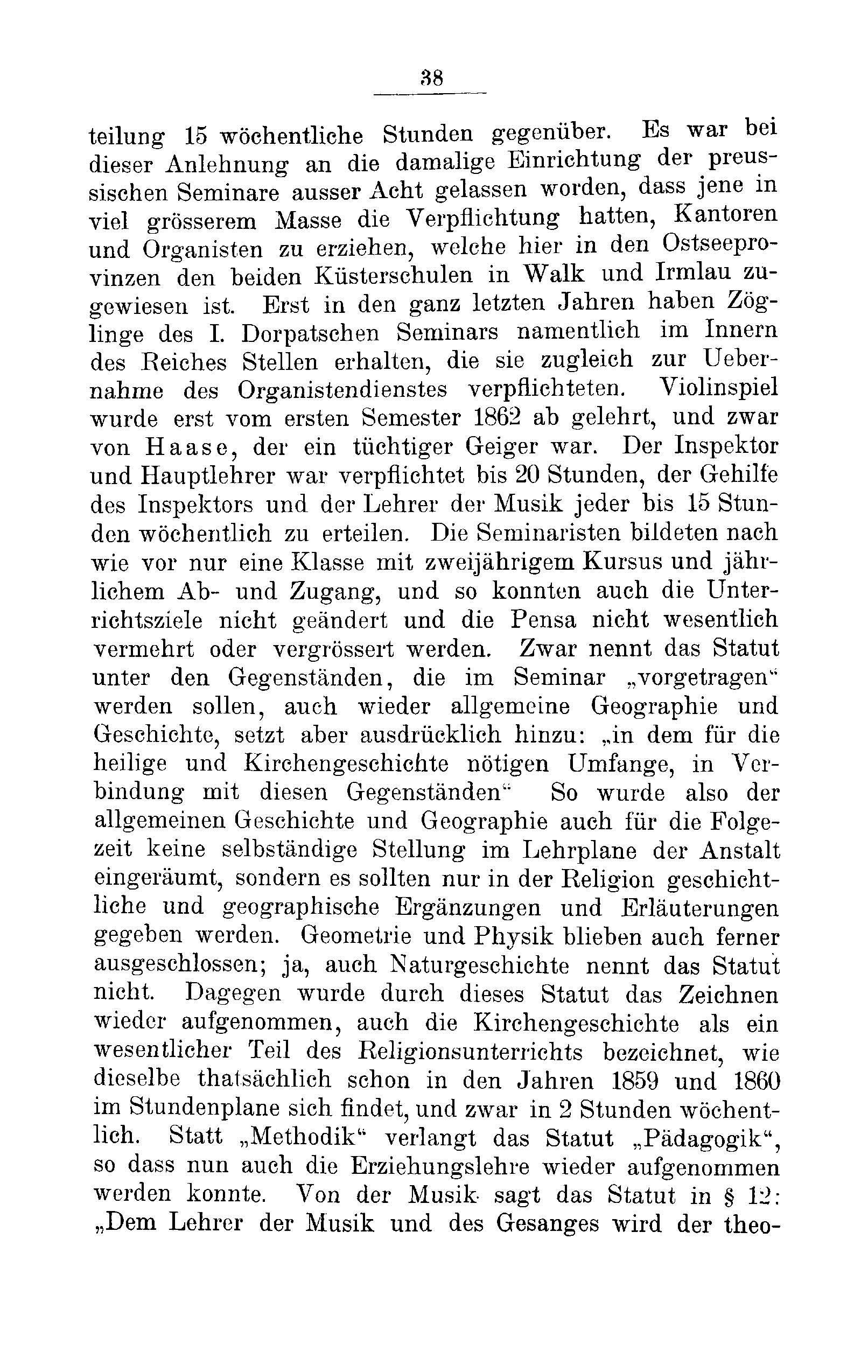 Das Erste Dorpatsche Lehrer-Seminar (1890) | 40. Haupttext