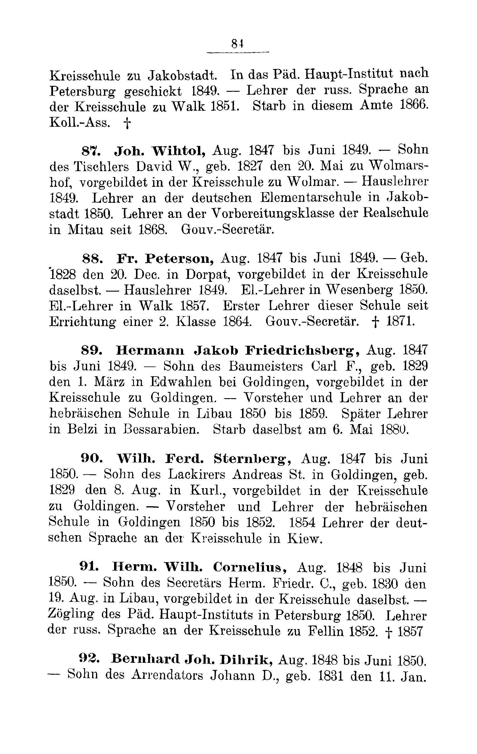 Das Erste Dorpatsche Lehrer-Seminar (1890) | 87. Haupttext