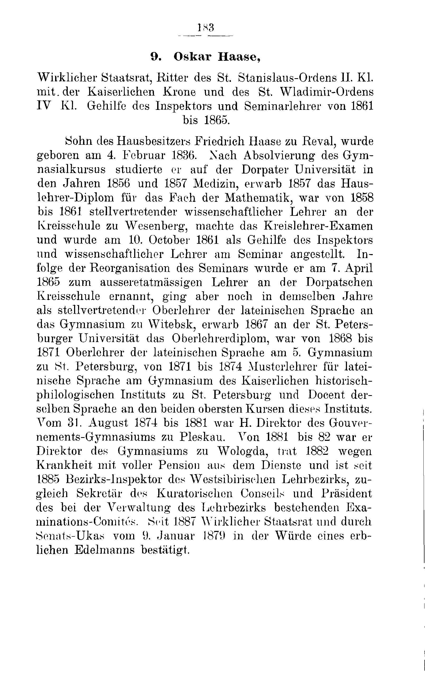 Das Erste Dorpatsche Lehrer-Seminar (1890) | 188. Põhitekst