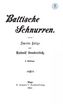 Baltische Schnurren [2] (1894) | 1. Titelblatt