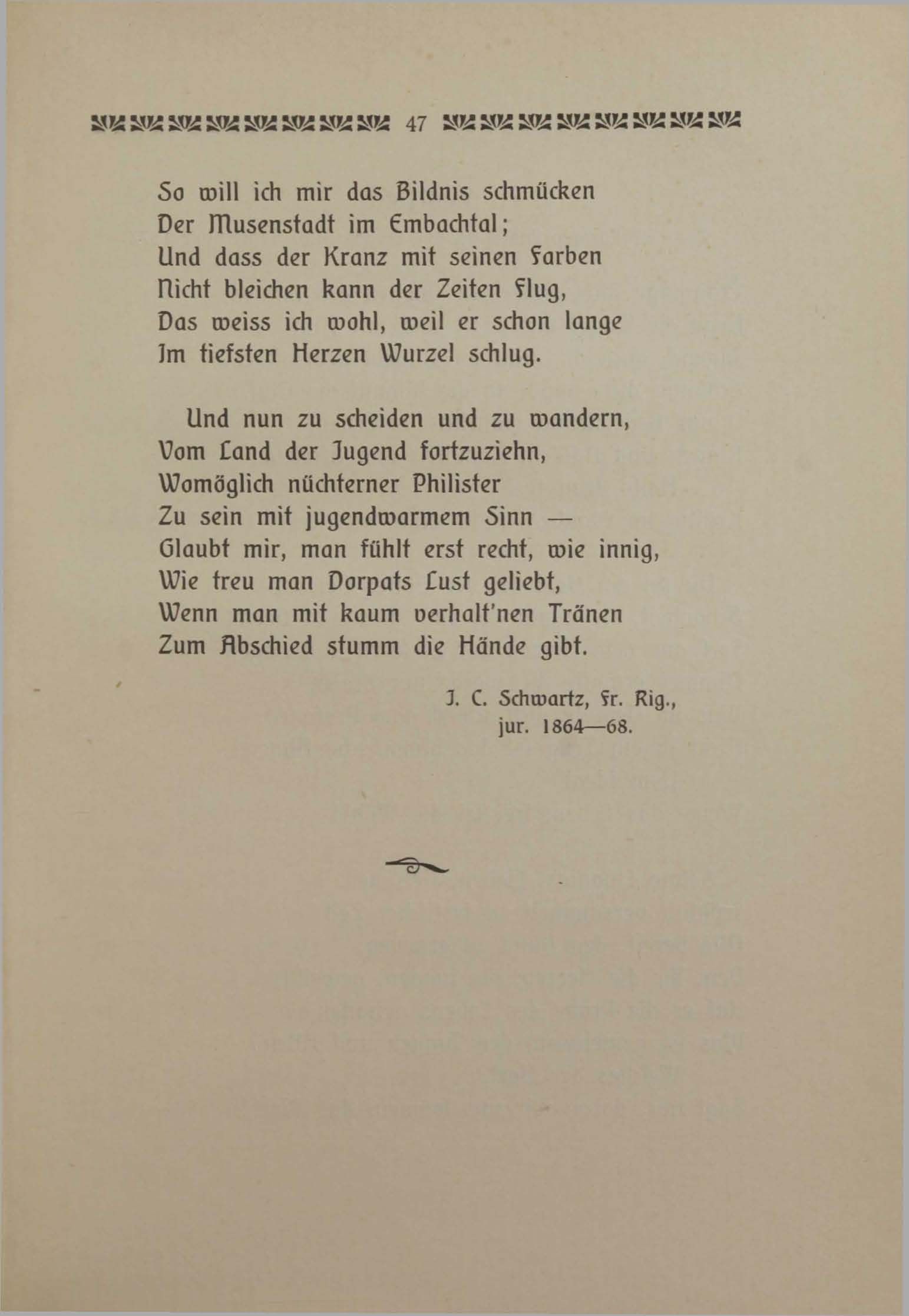 Unsre Heimat (1906) | 47. (47) Põhitekst