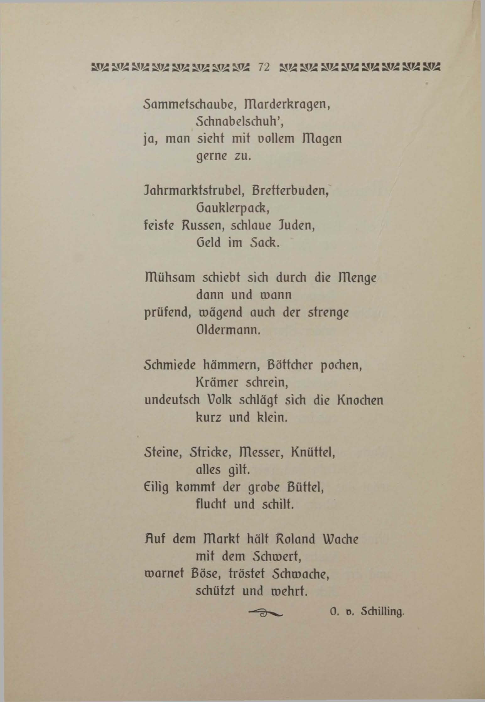 Unsre Heimat (1906) | 71. (72) Основной текст
