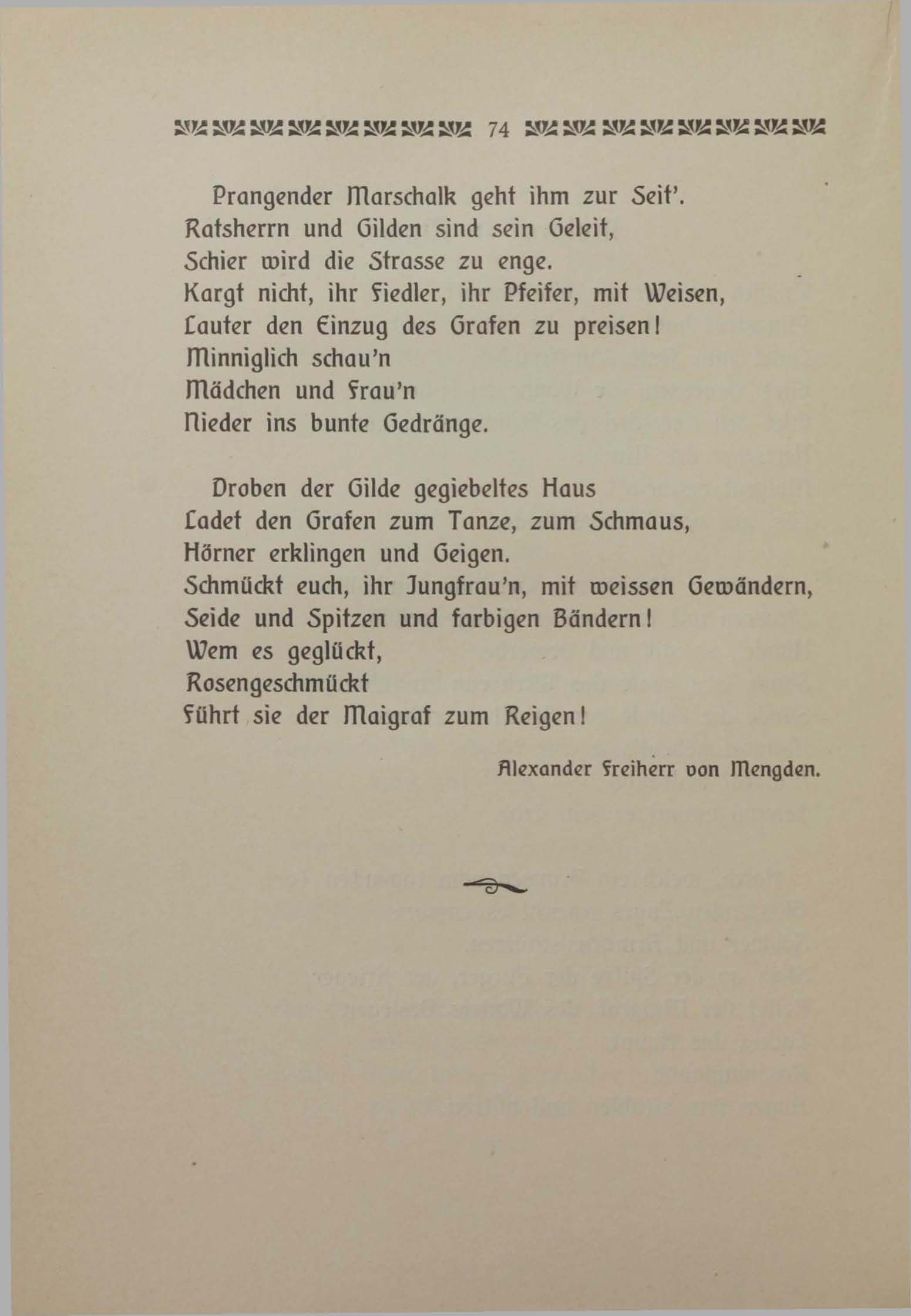 Unsre Heimat (1906) | 73. (74) Põhitekst