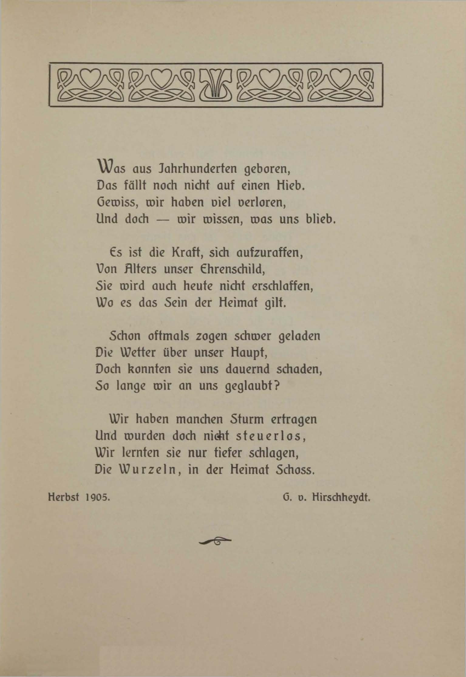 Unsre Heimat (1906) | 113. (117) Основной текст