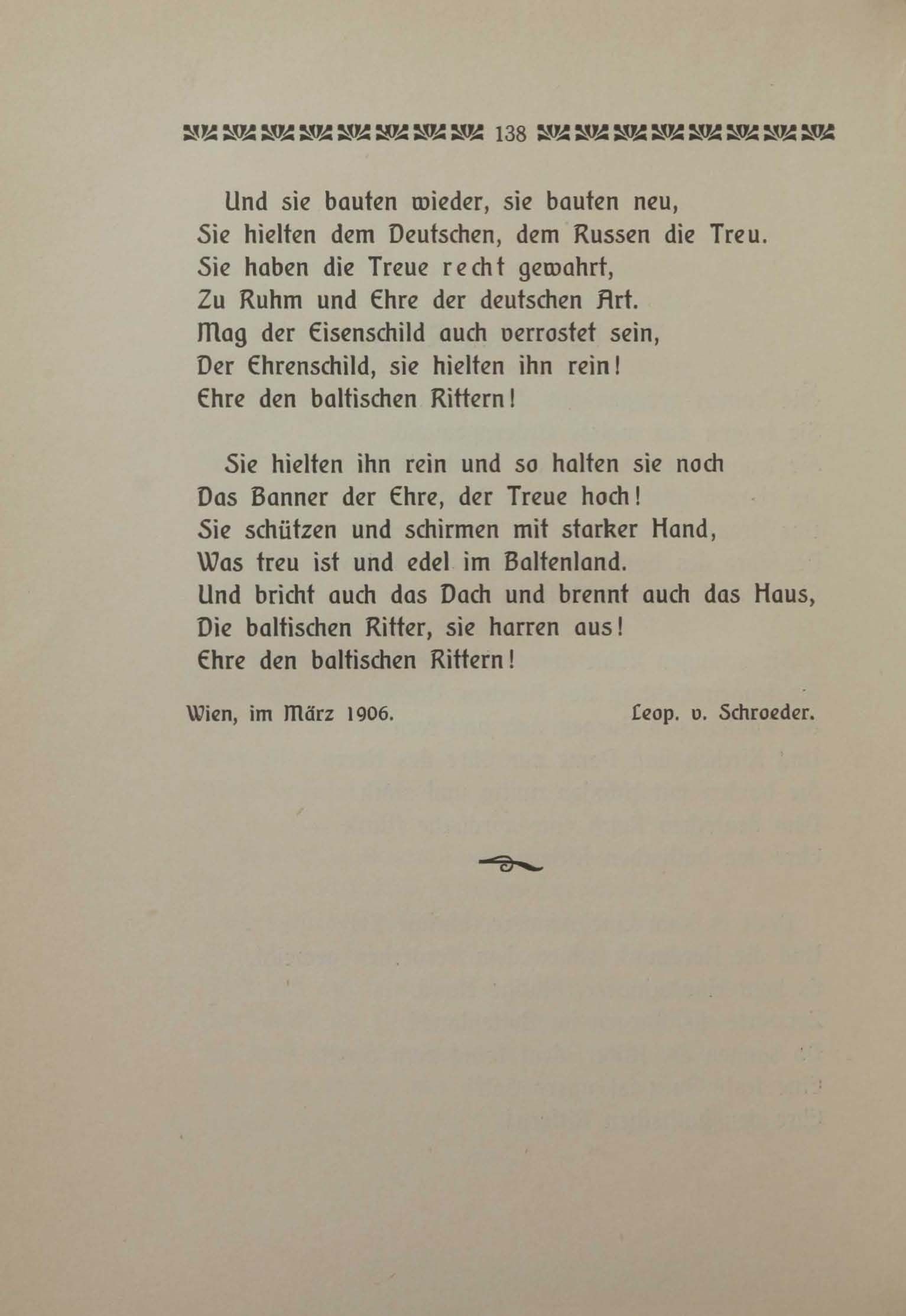 Unsre Heimat (1906) | 134. (138) Основной текст