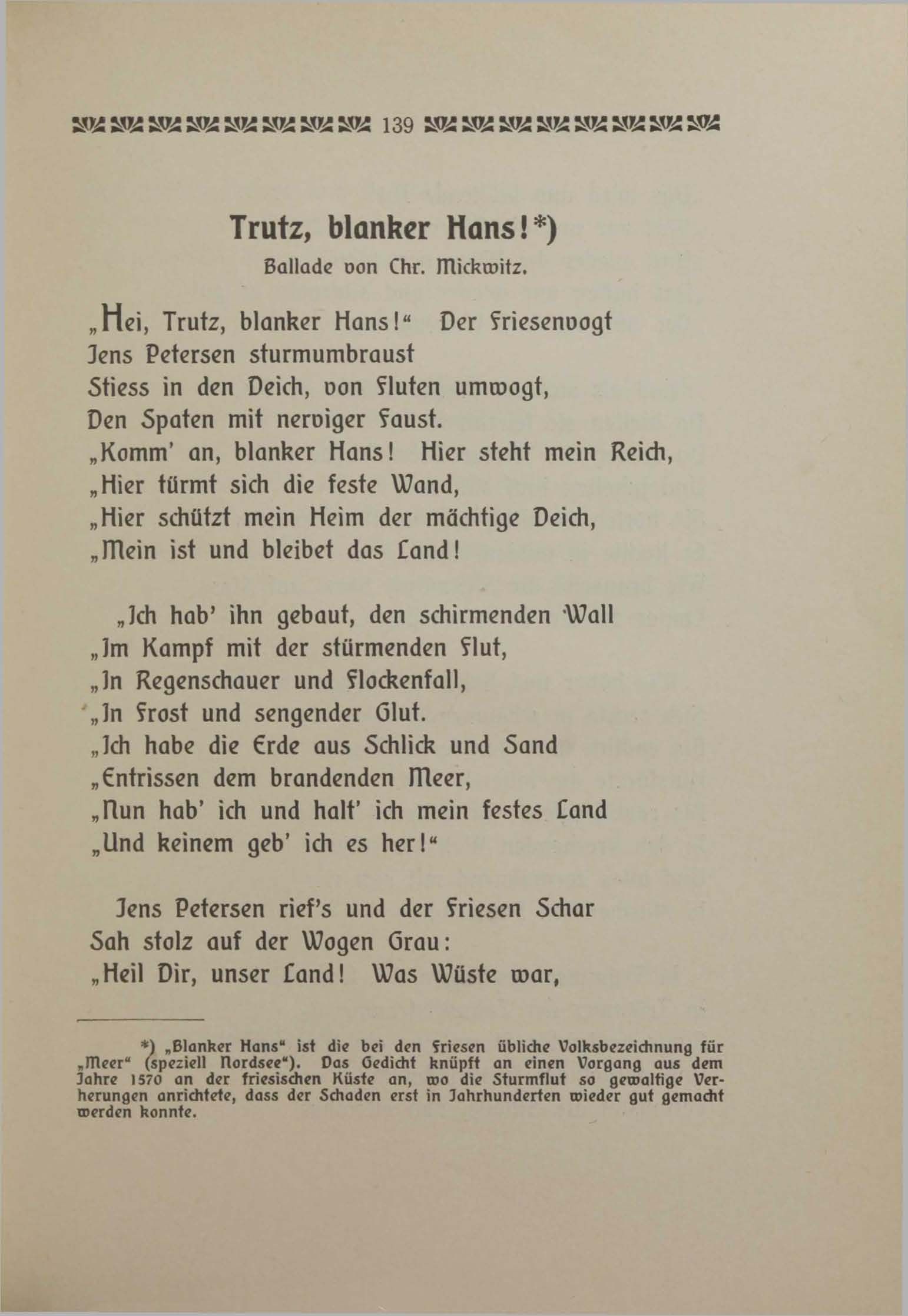 Unsre Heimat (1906) | 135. (139) Основной текст