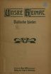 Unsre Heimat (1906) | 1. Esikaas