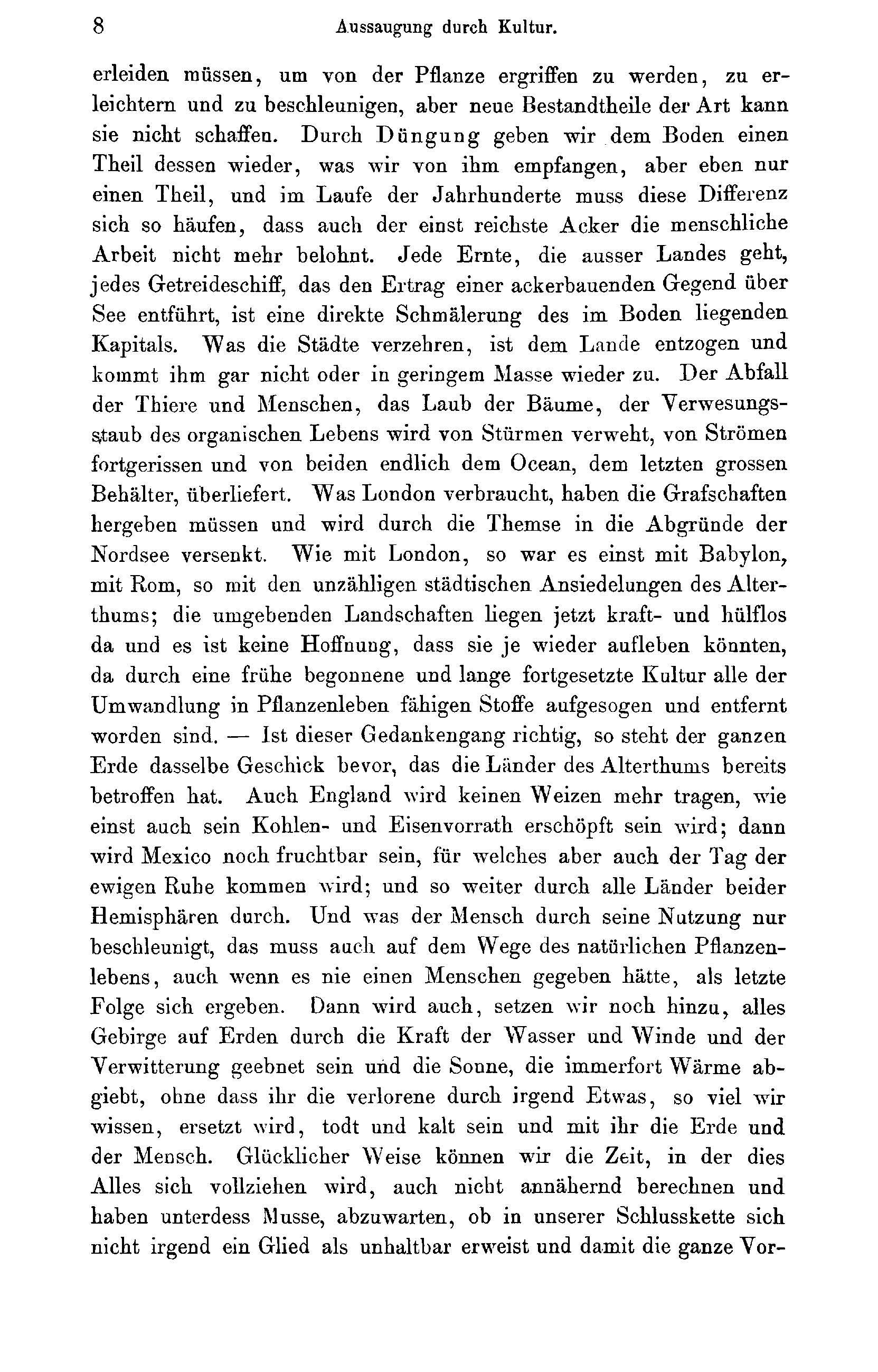 Kulturpflanzen und Hausthiere (1870) | 12. Основной текст