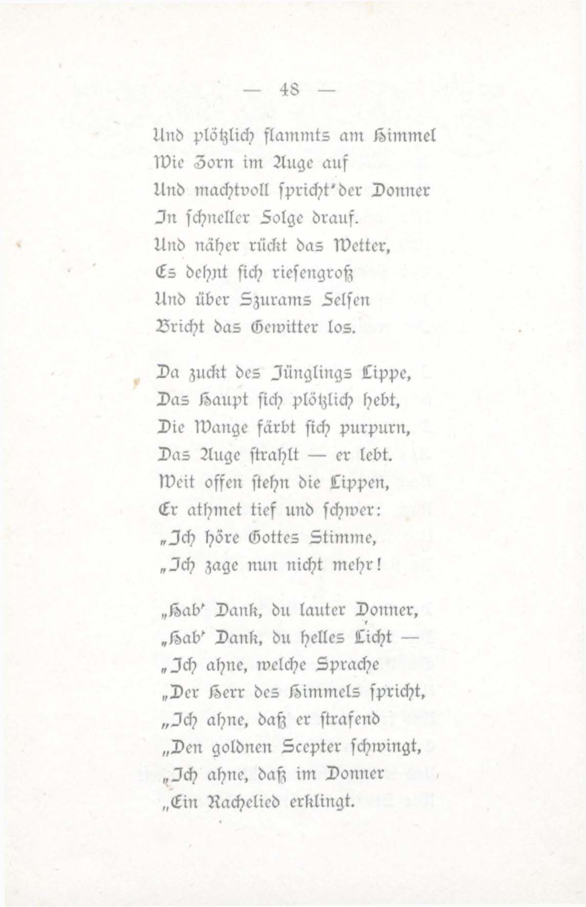 Der Thränenthurm (1884) | 47. (48) Основной текст