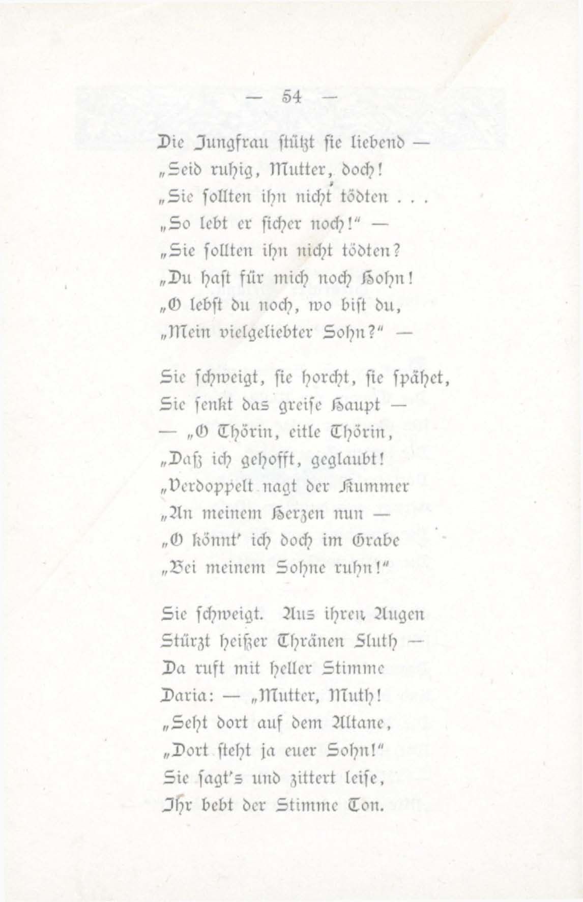 Der Thränenthurm (1884) | 53. (54) Põhitekst