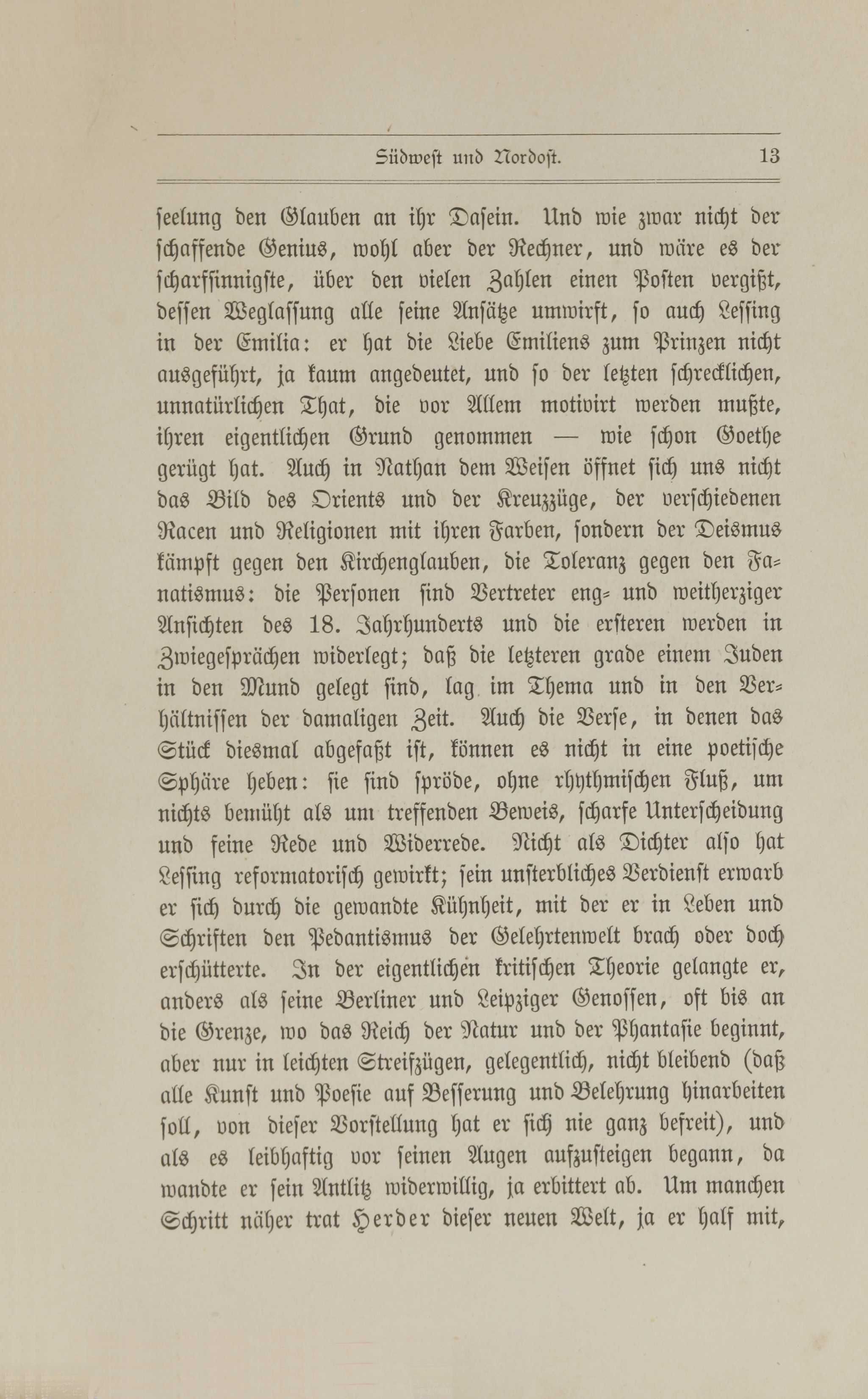 Gedanken über Goethe (1887) | 14. (13) Haupttext